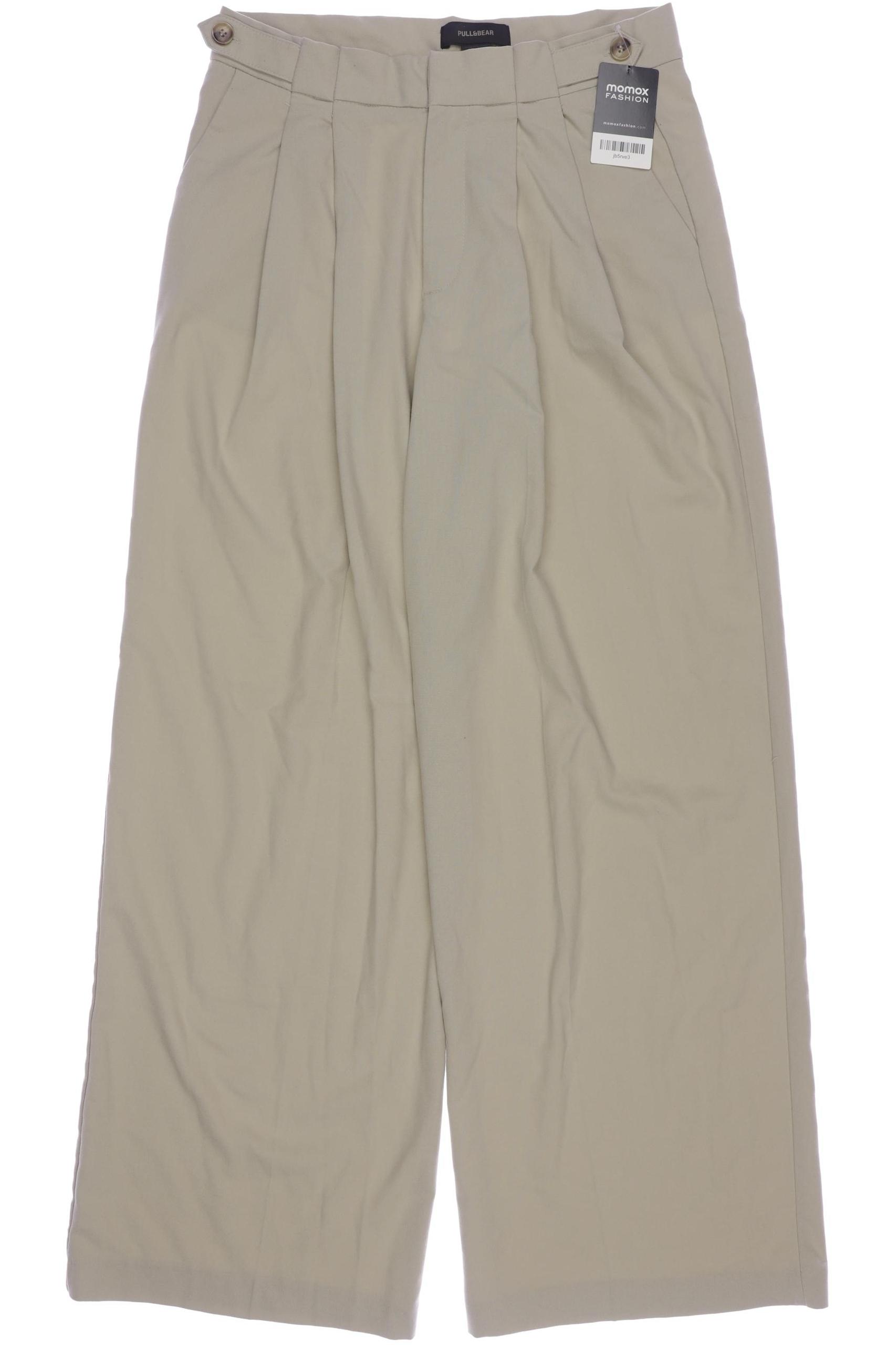 

Pull & Bear Damen Stoffhose, cremeweiß, Gr. 38