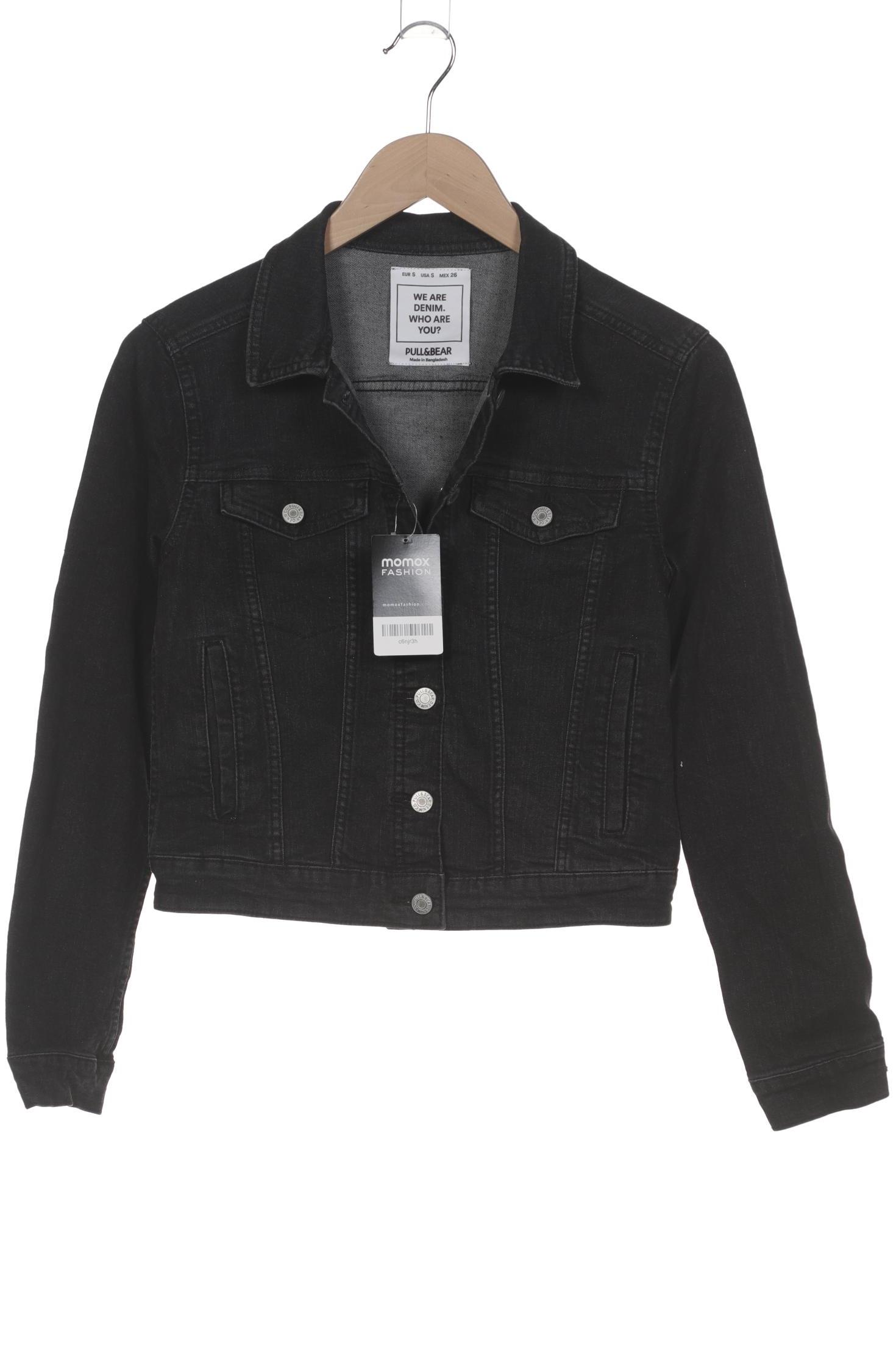 

Pull & Bear Damen Jacke, schwarz, Gr. 36