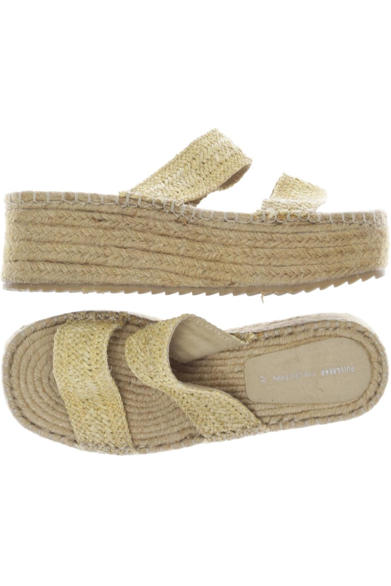

Pull & Bear Damen Sandale, beige, Gr. 37