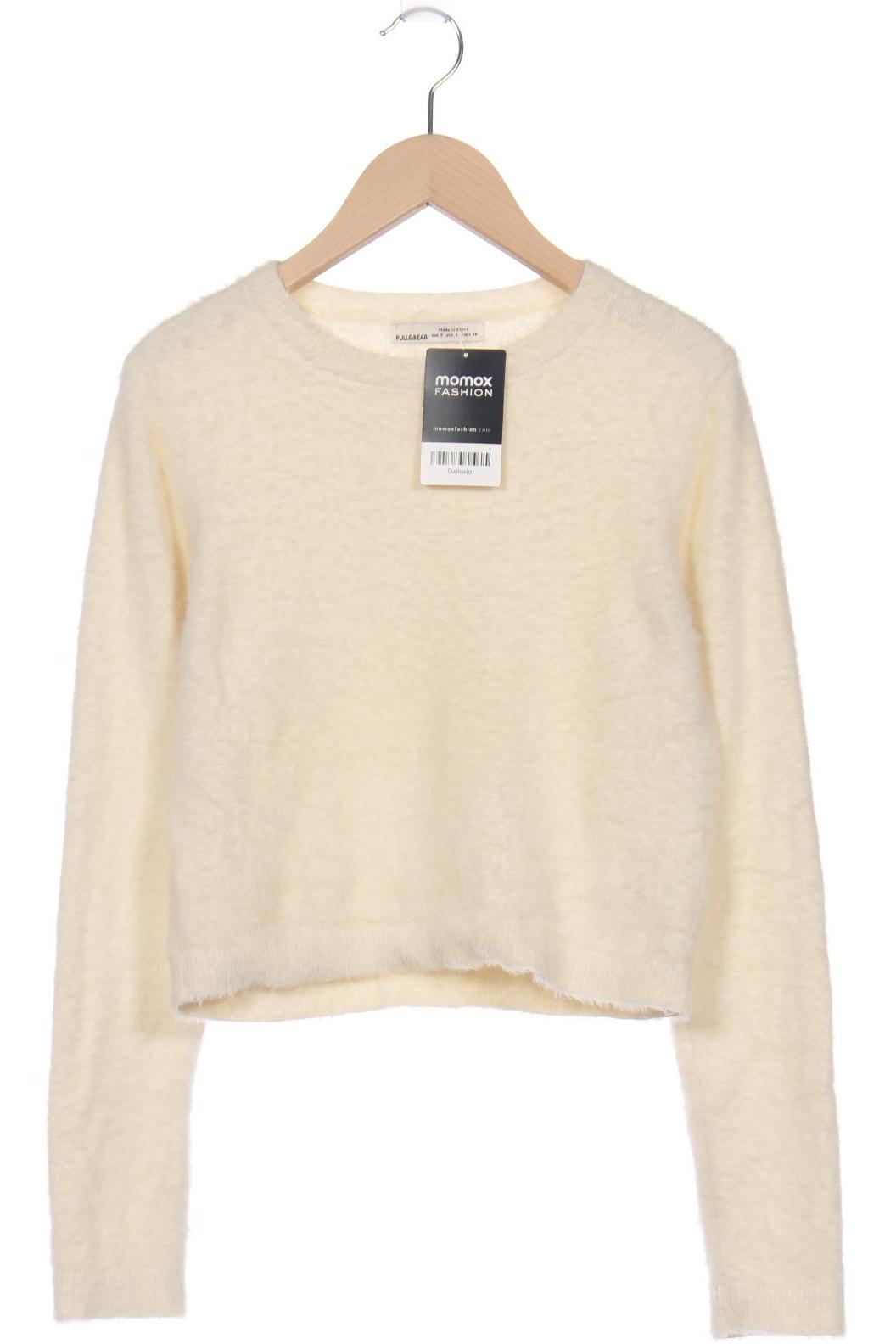 

Pull & Bear Damen Pullover, cremeweiß, Gr. 36