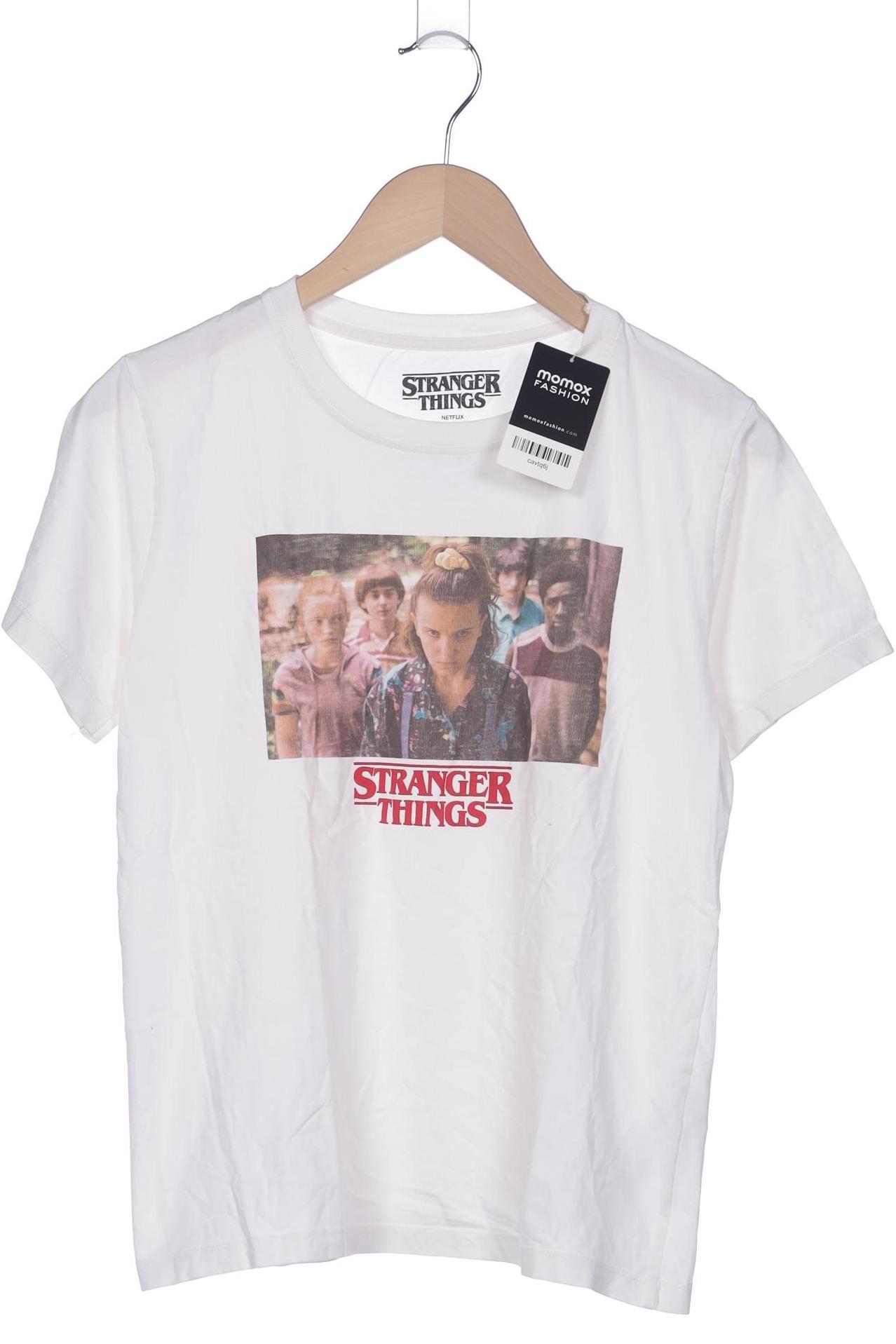 

Pull & Bear Damen T-Shirt, weiß, Gr. 36