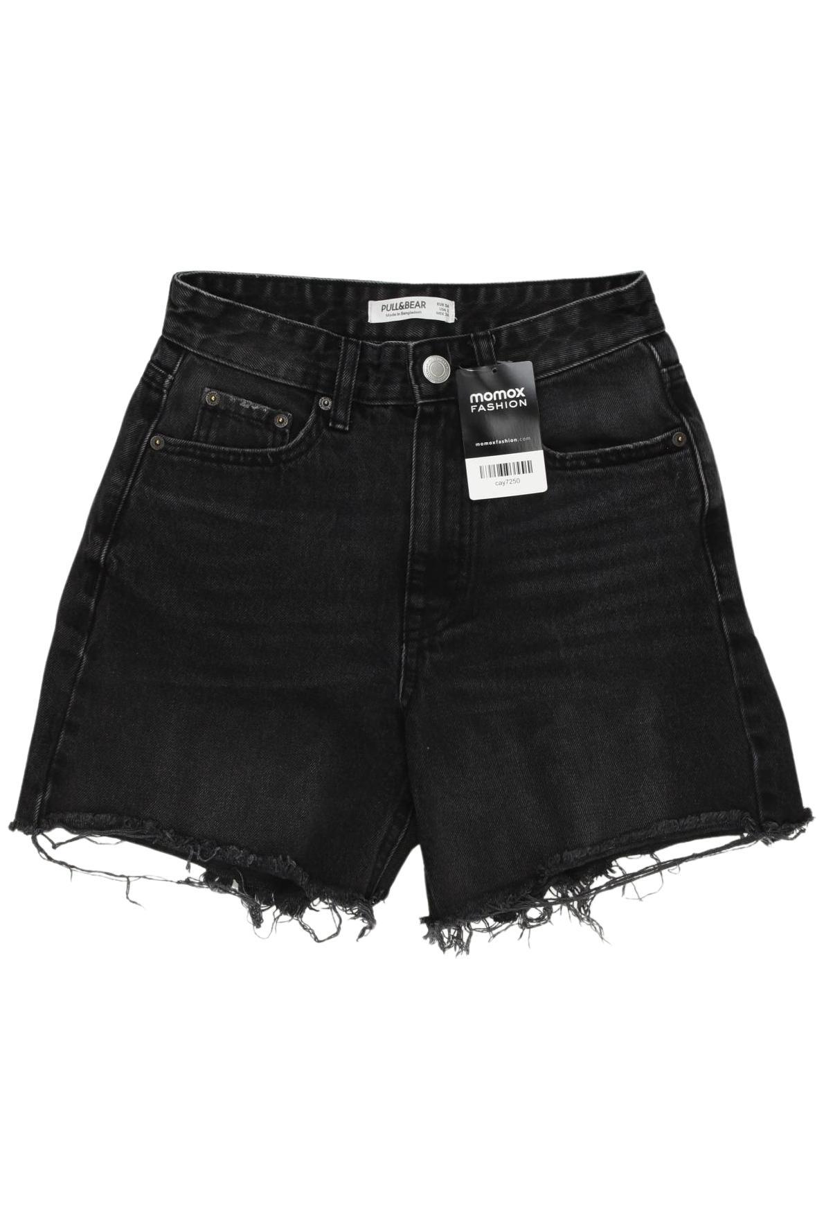 

Pull & Bear Damen Shorts, schwarz, Gr. 34