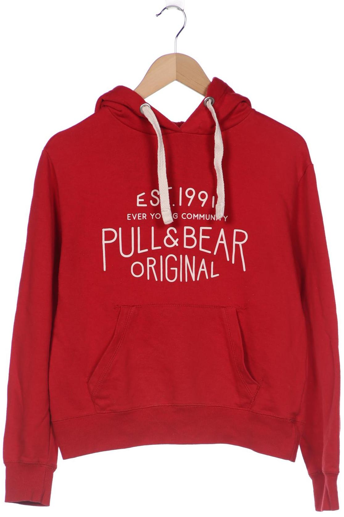 

Pull & Bear Damen Kapuzenpullover, rot, Gr. 36