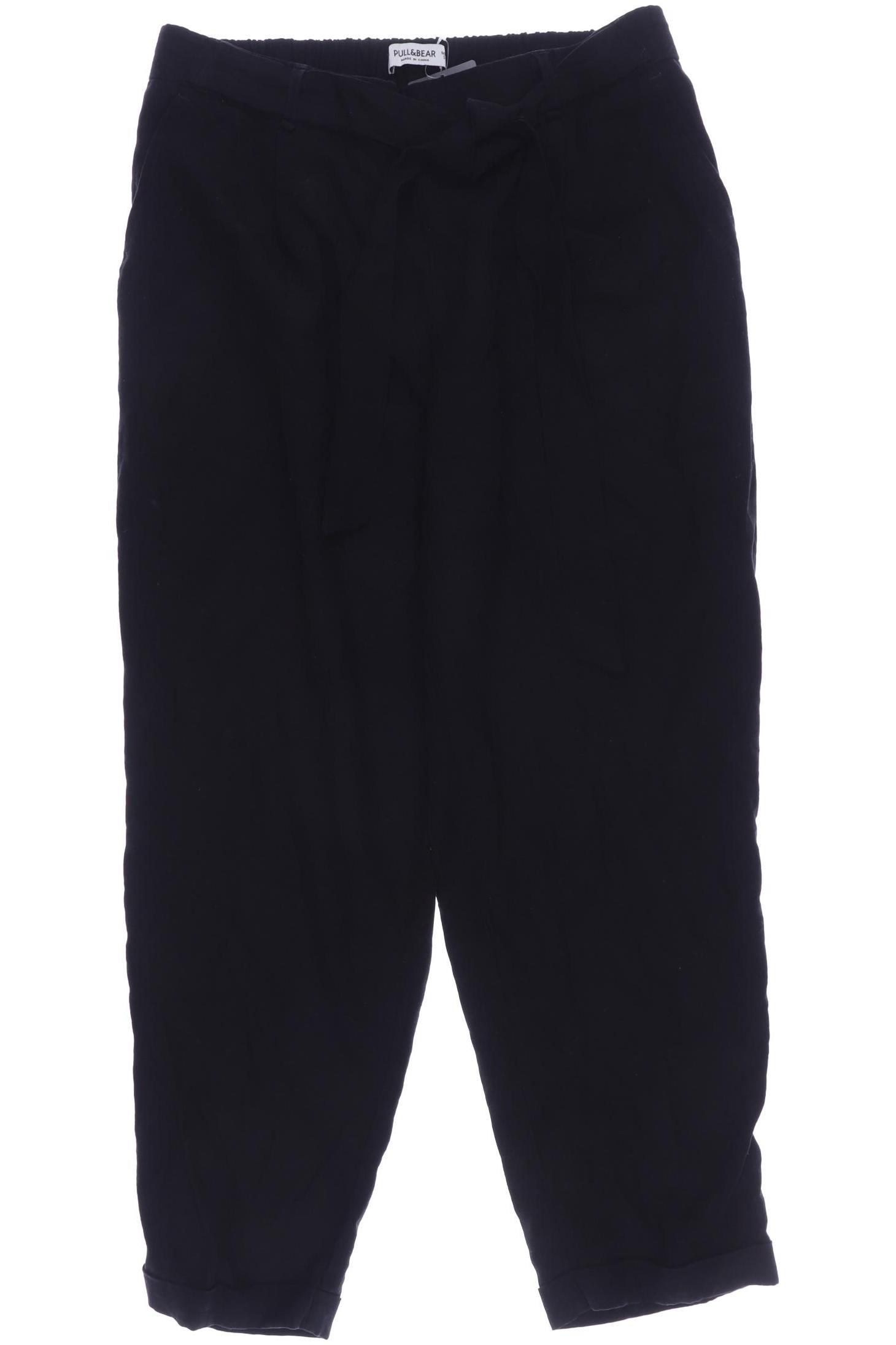 

Pull & Bear Damen Stoffhose, schwarz