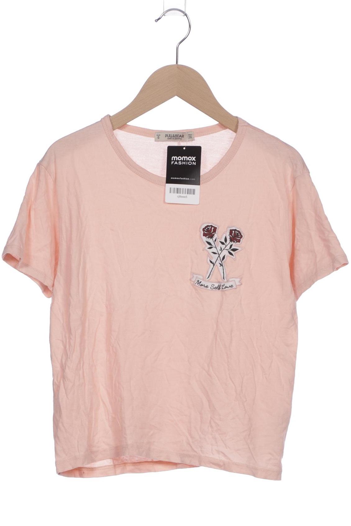 

Pull & Bear Damen T-Shirt, pink, Gr. 36