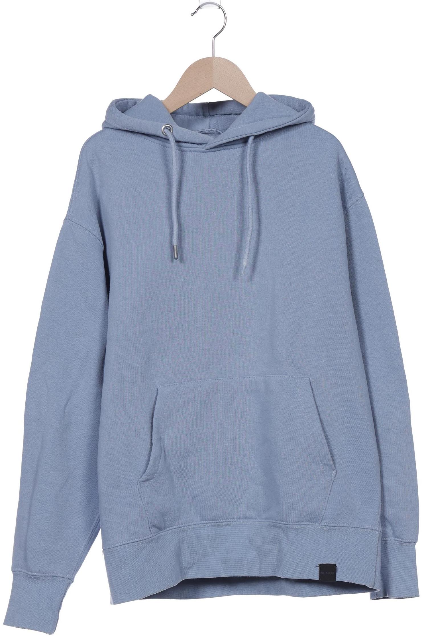 

Pull & Bear Damen Kapuzenpullover, blau, Gr. 36