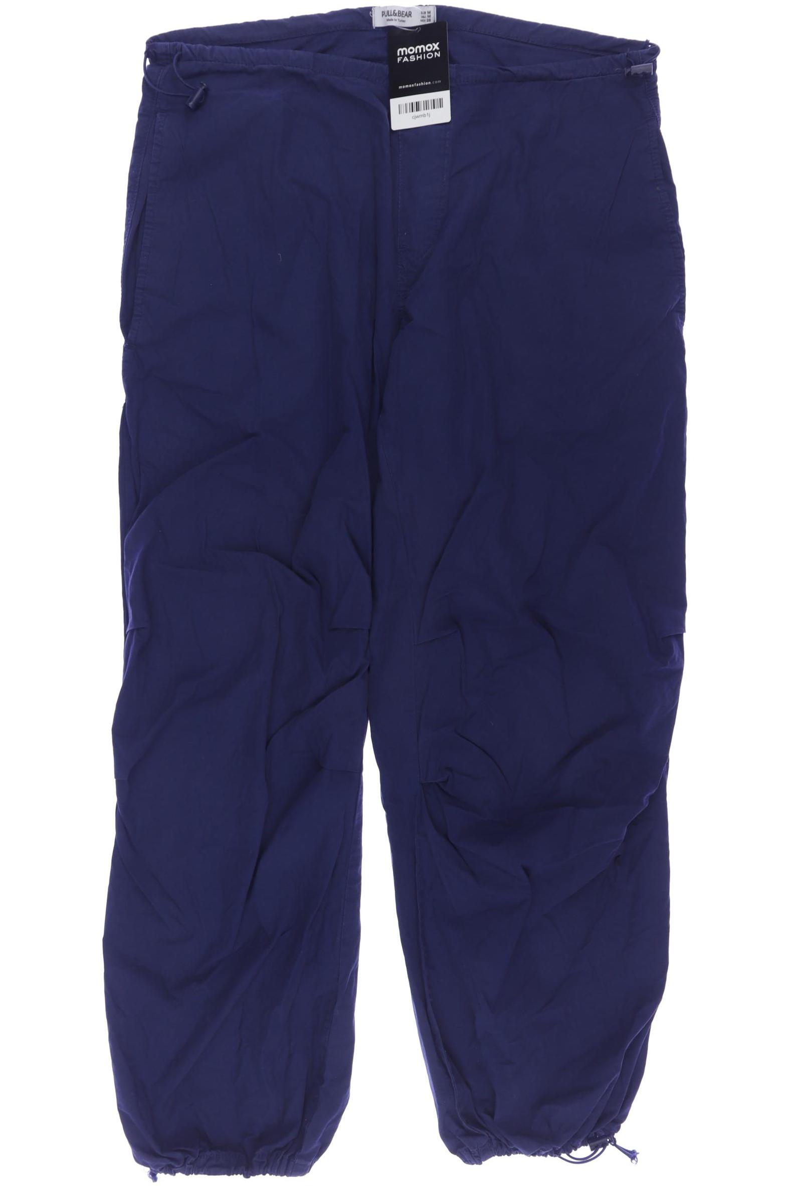 

Pull & Bear Damen Stoffhose, marineblau, Gr. 0