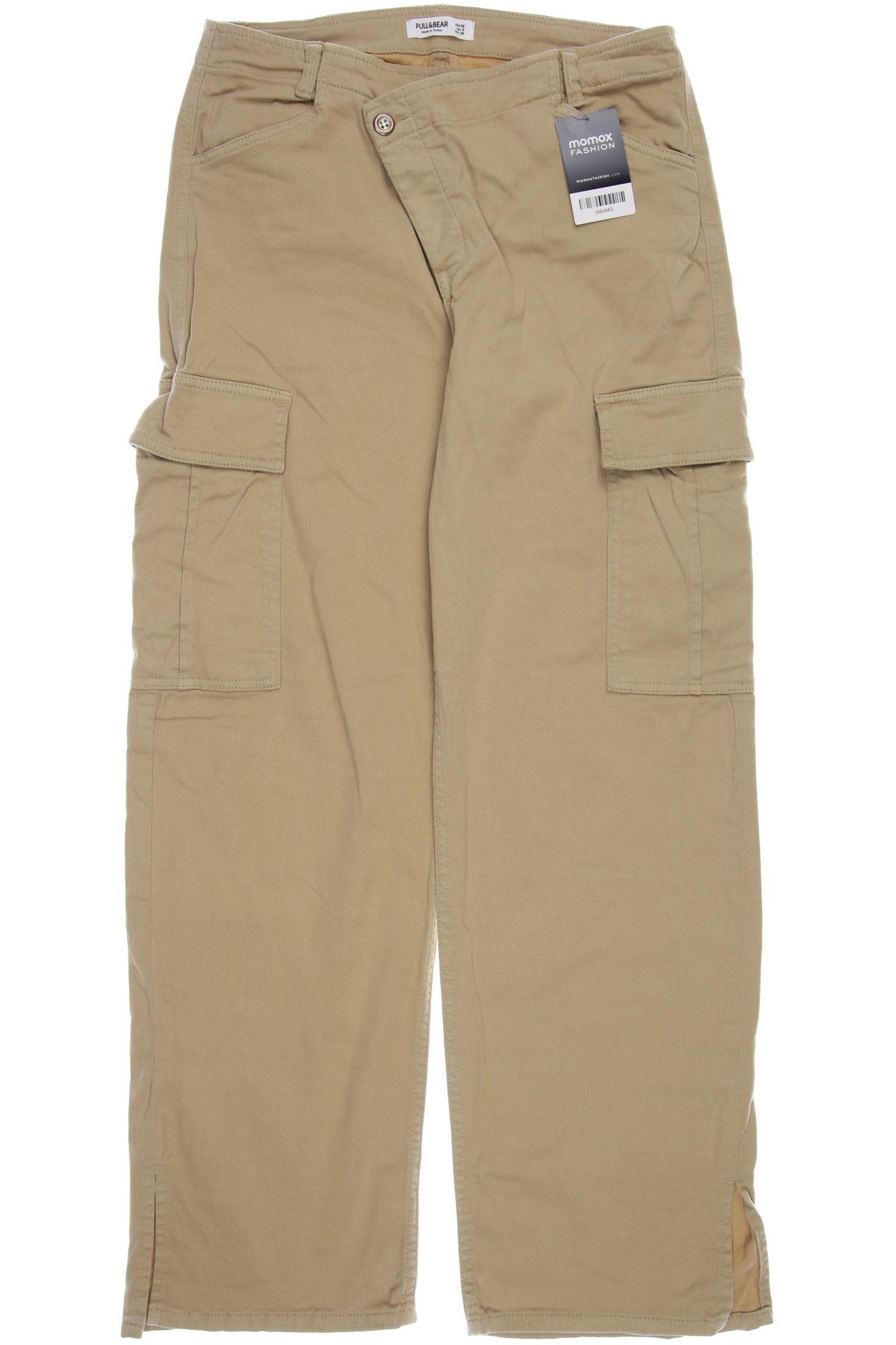 

Pull & Bear Damen Stoffhose, beige, Gr. 38