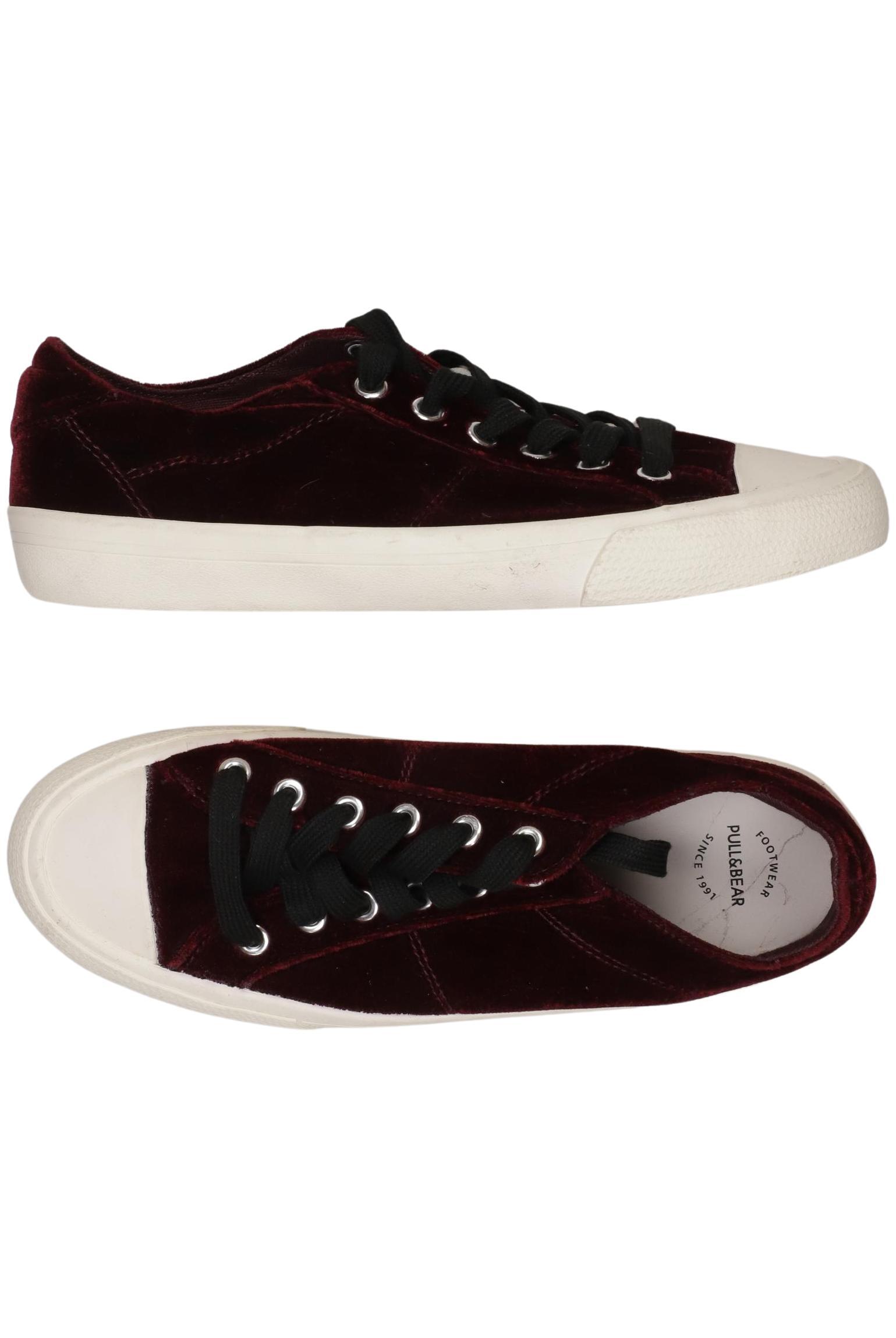 Thumbnail - Pull &amp; Bear Damen Sneakers, bordeaux, Gr. 38