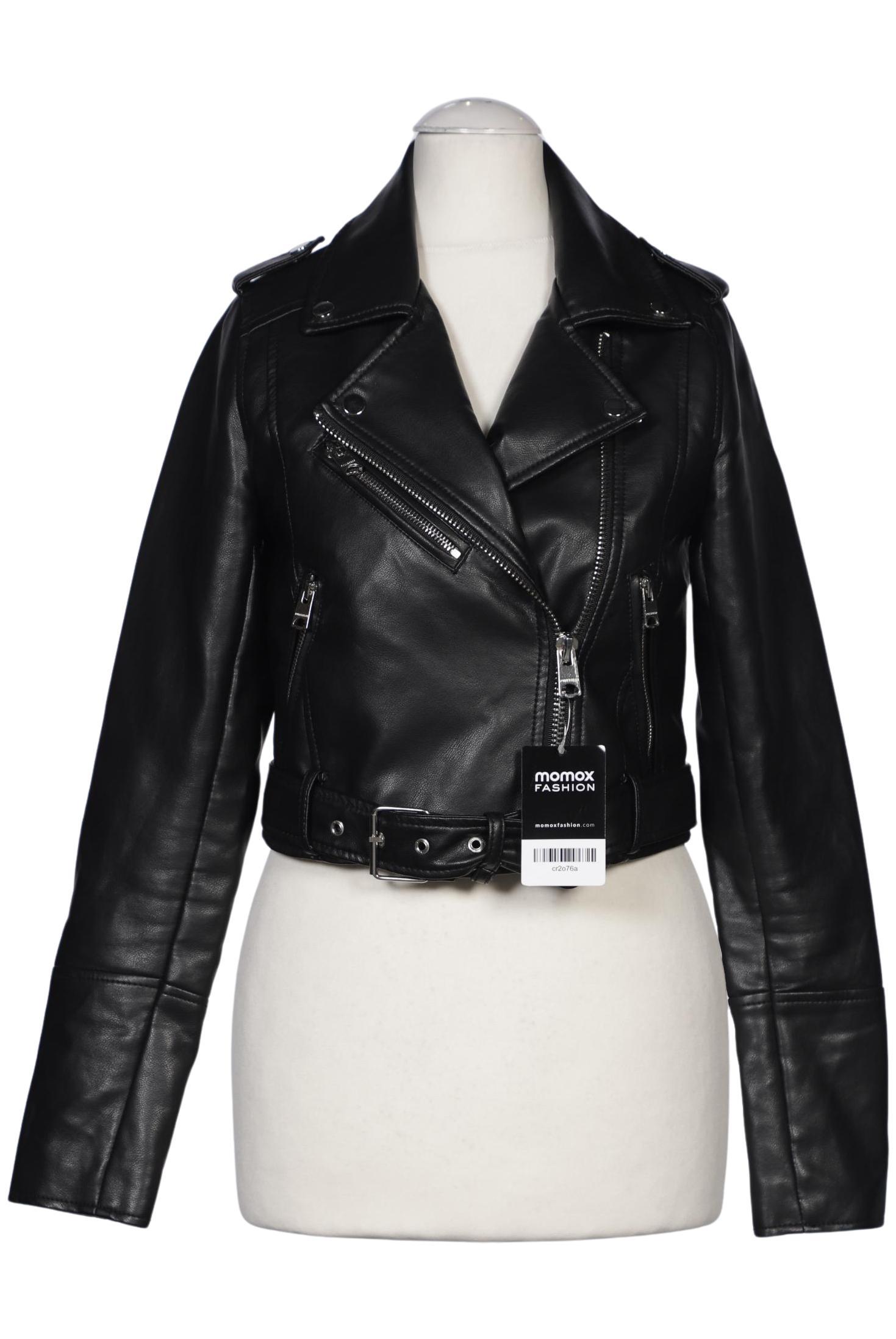 

Pull & Bear Damen Jacke, schwarz, Gr. 34