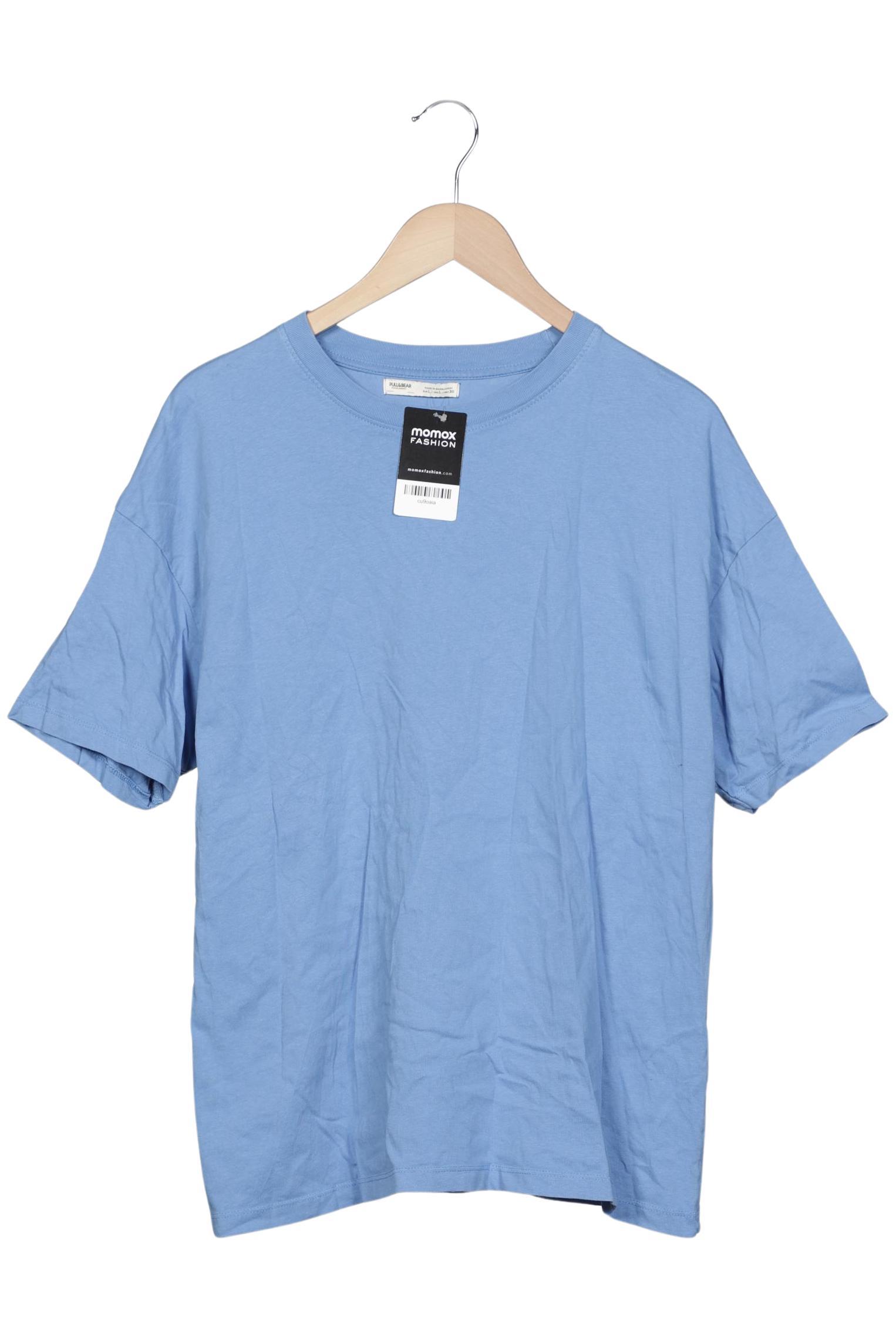 

Pull & Bear Damen T-Shirt, blau, Gr. 42
