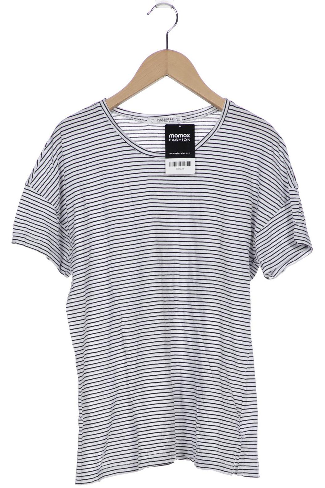 

Pull & Bear Damen T-Shirt, weiß