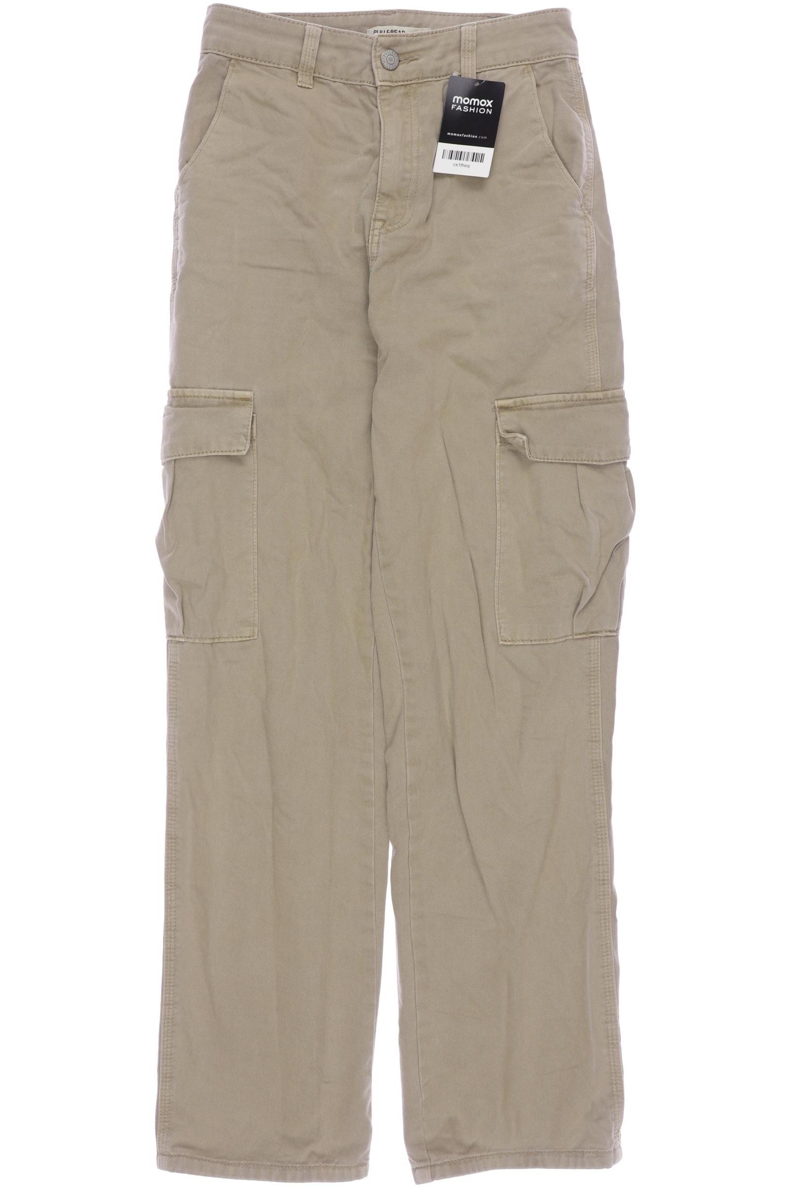 

Pull & Bear Damen Stoffhose, beige, Gr. 34