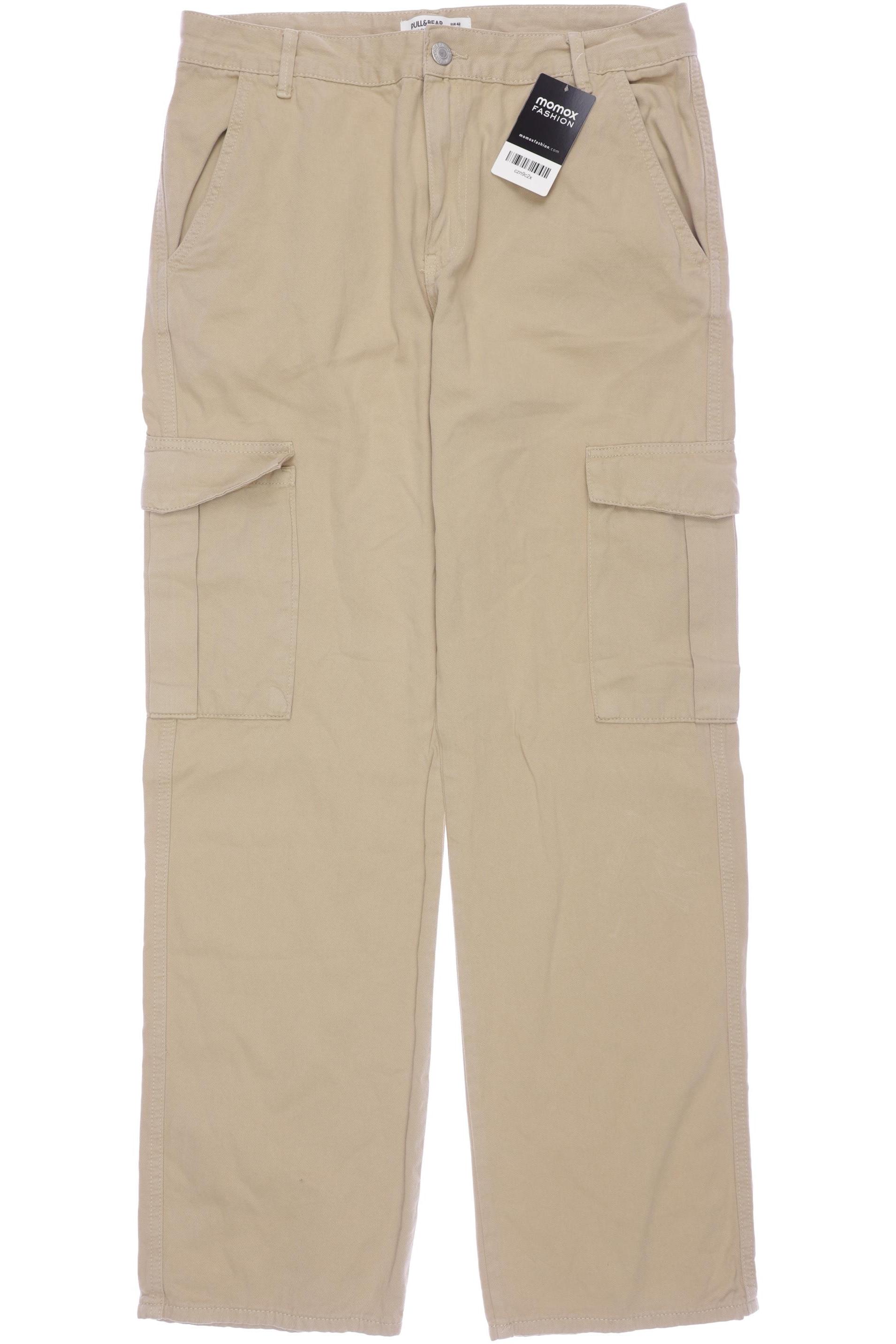 

Pull & Bear Damen Stoffhose, beige, Gr. 42
