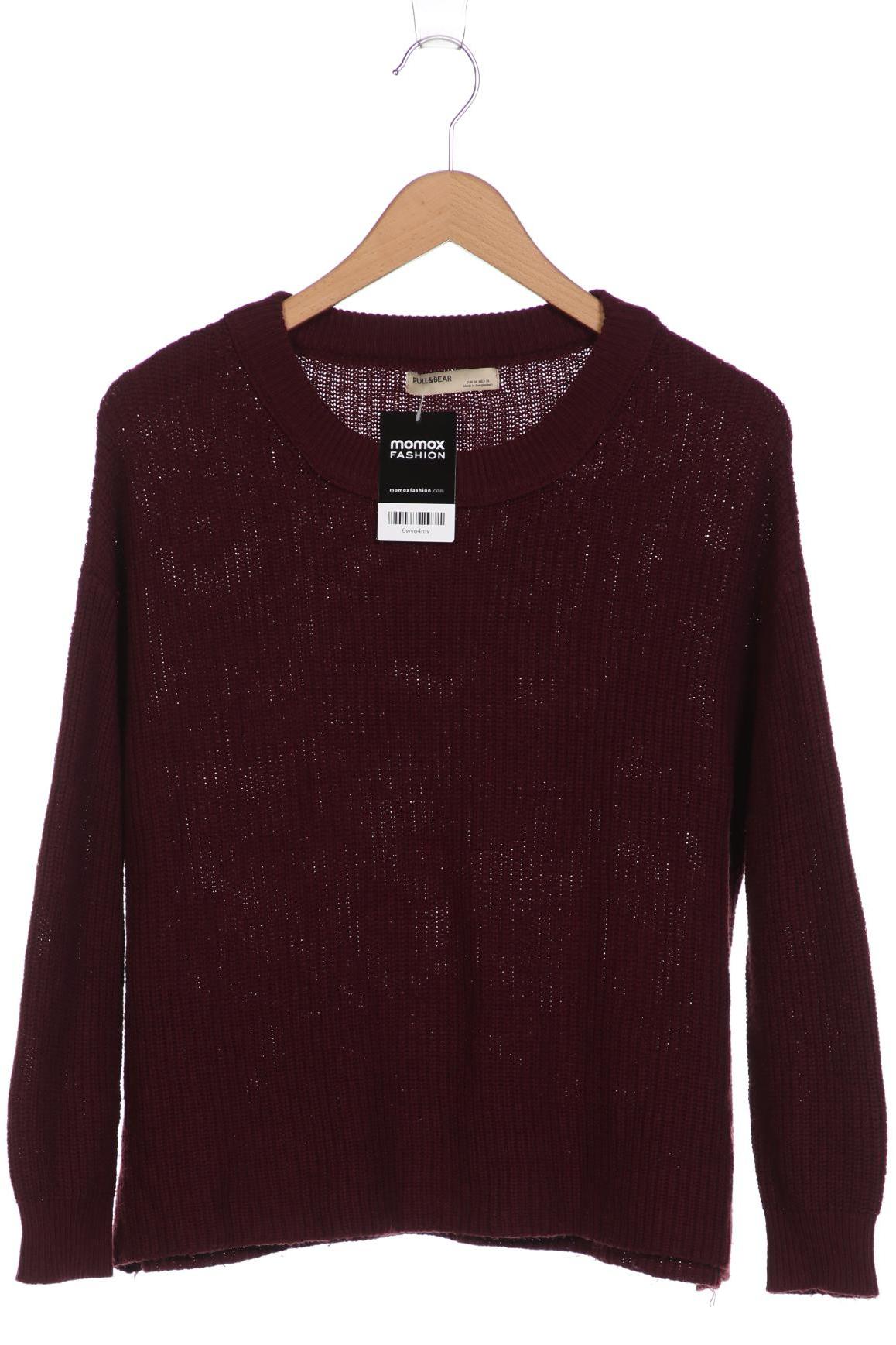 

Pull & Bear Damen Pullover, bordeaux, Gr. 38