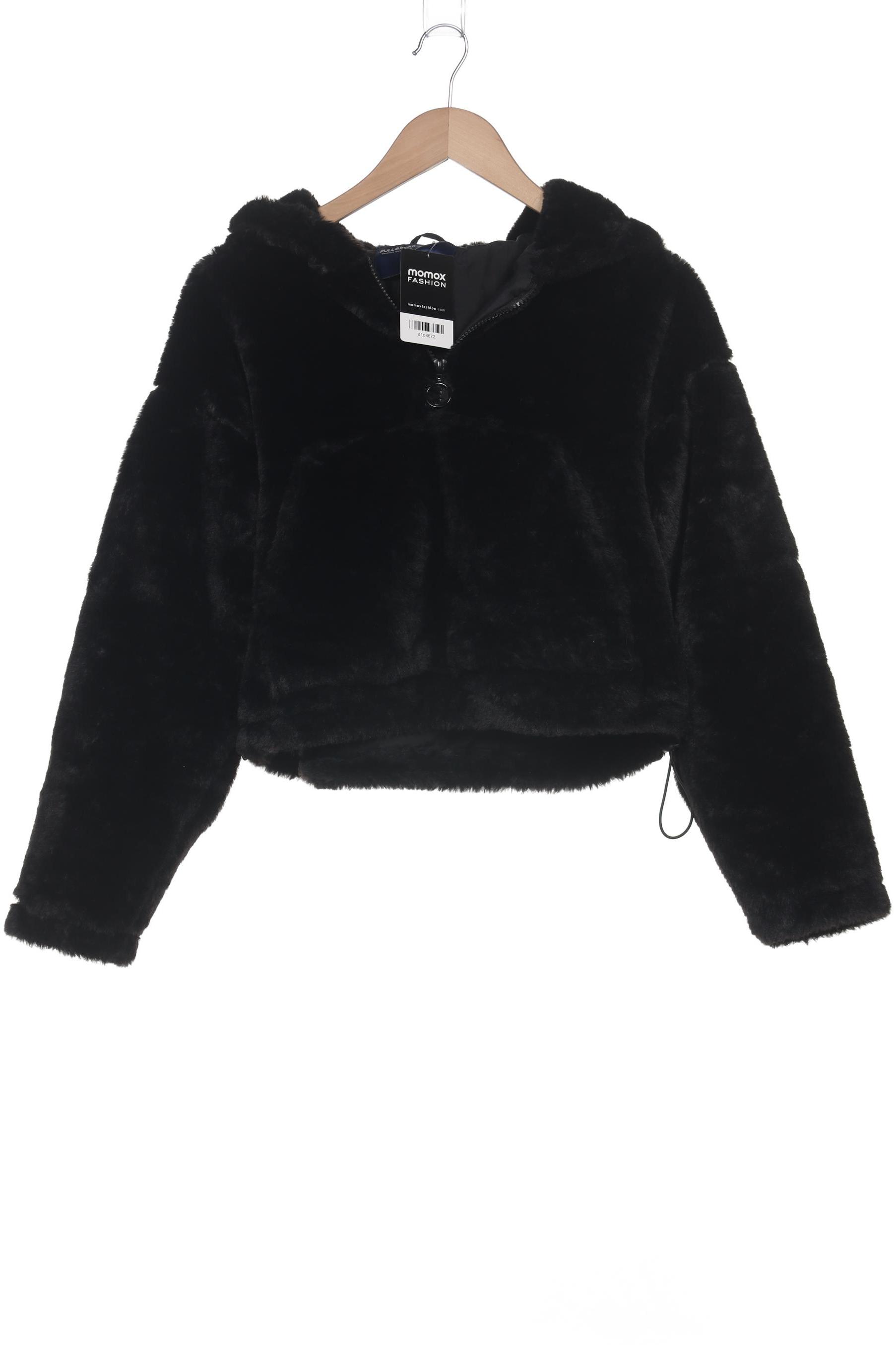 

Pull & Bear Damen Jacke, schwarz, Gr. 38