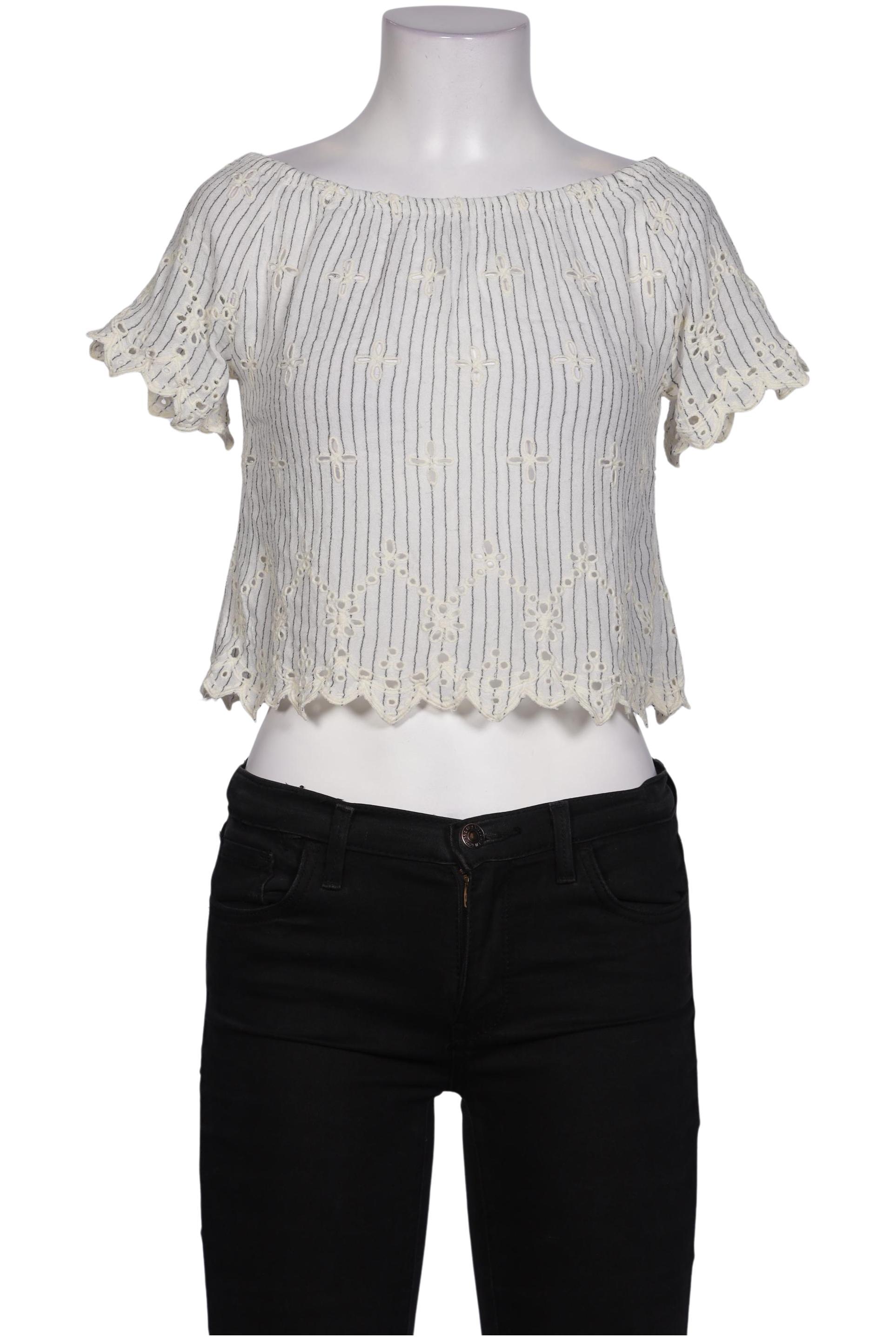 

Pull & Bear Damen T-Shirt, cremeweiß, Gr. 36