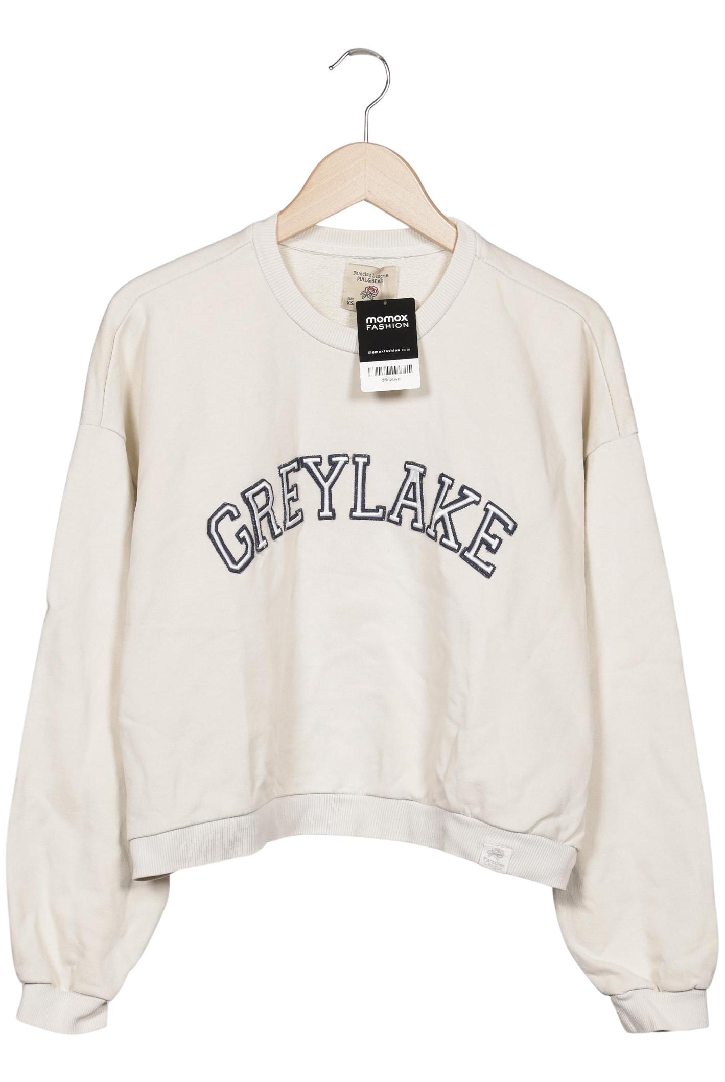 

Pull & Bear Damen Sweatshirt, cremeweiß, Gr. 34