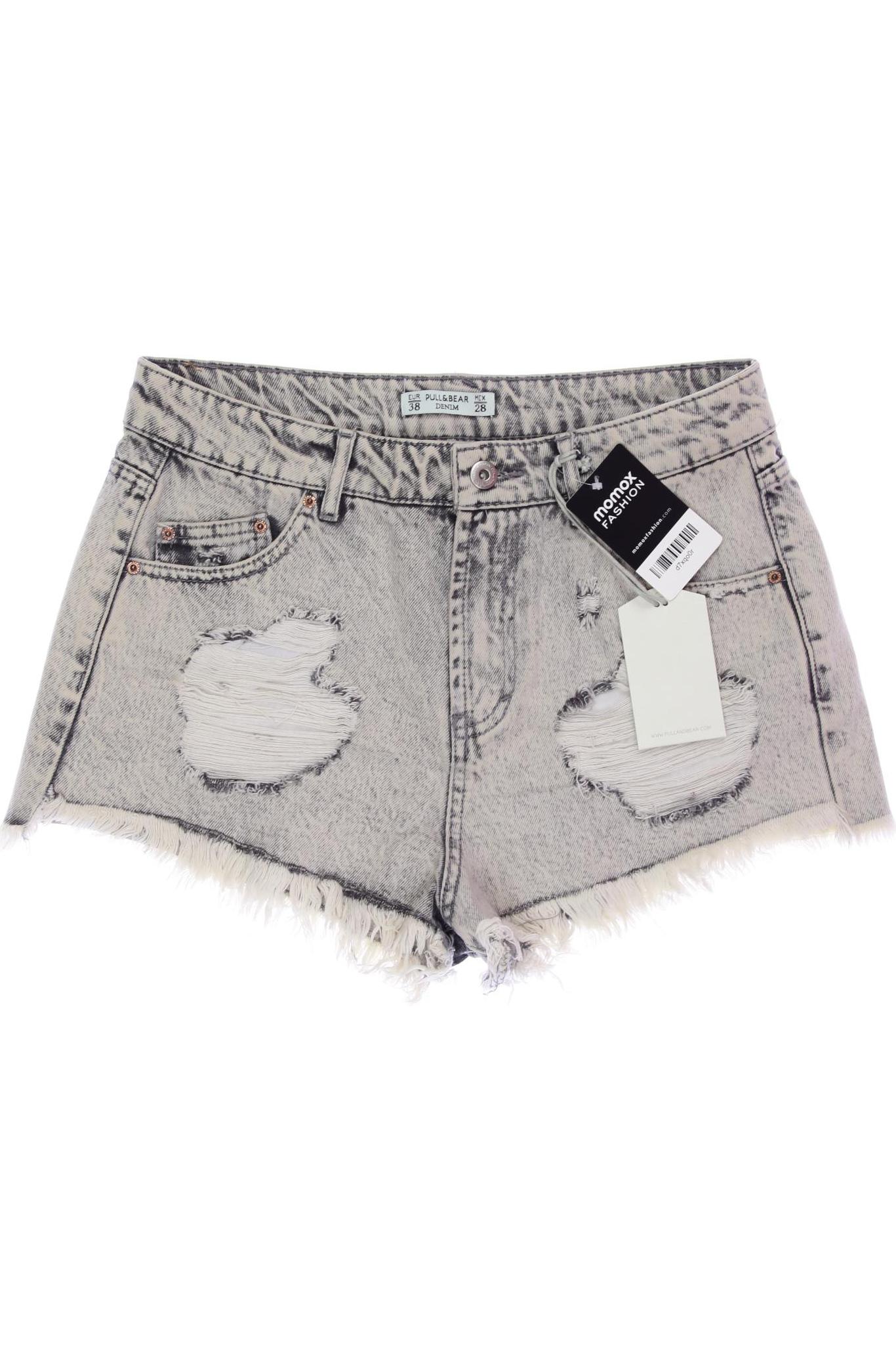 

Pull & Bear Damen Shorts, grau, Gr. 38