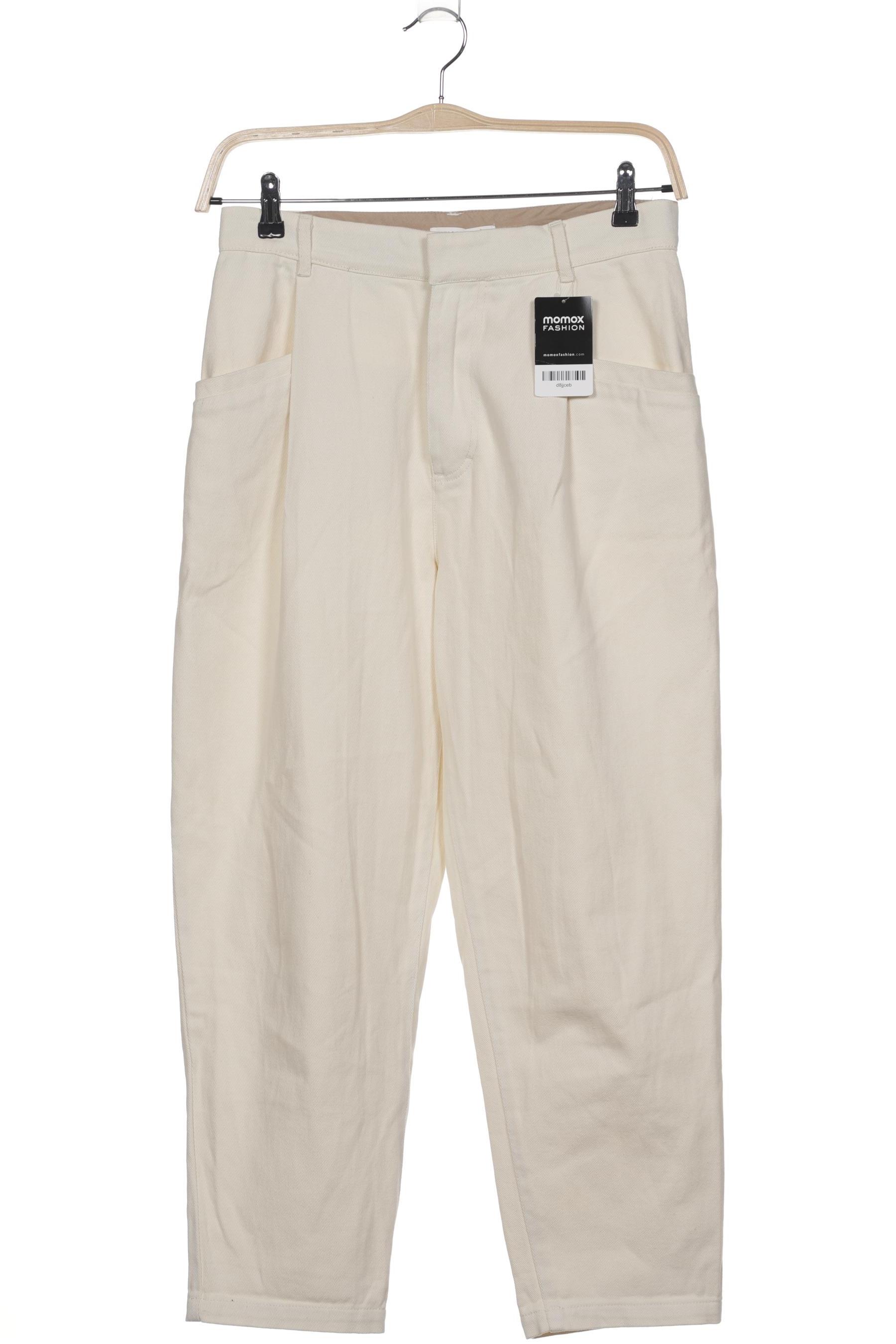 

Pull & Bear Damen Stoffhose, cremeweiß, Gr. 40
