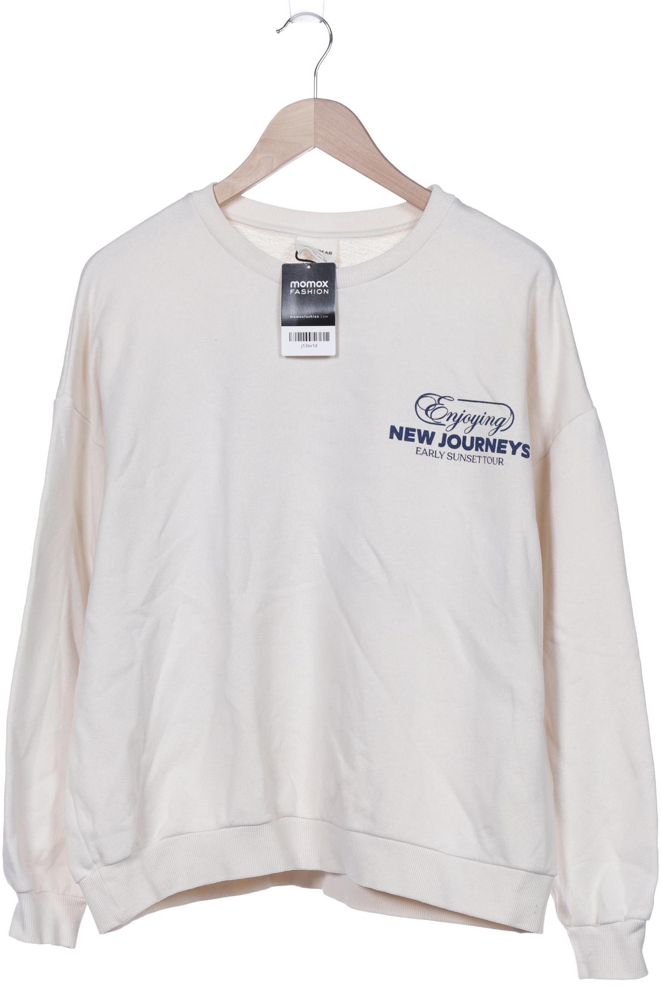 

Pull & Bear Damen Sweatshirt, cremeweiß, Gr. 42
