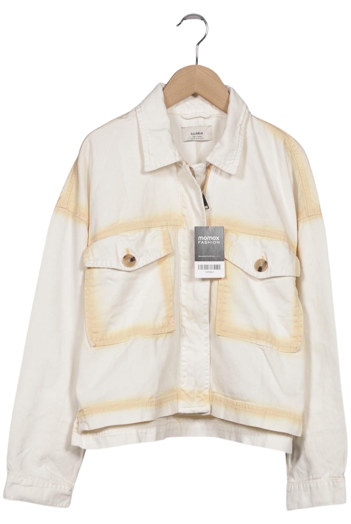

Pull & Bear Damen Jacke, cremeweiß, Gr. 38