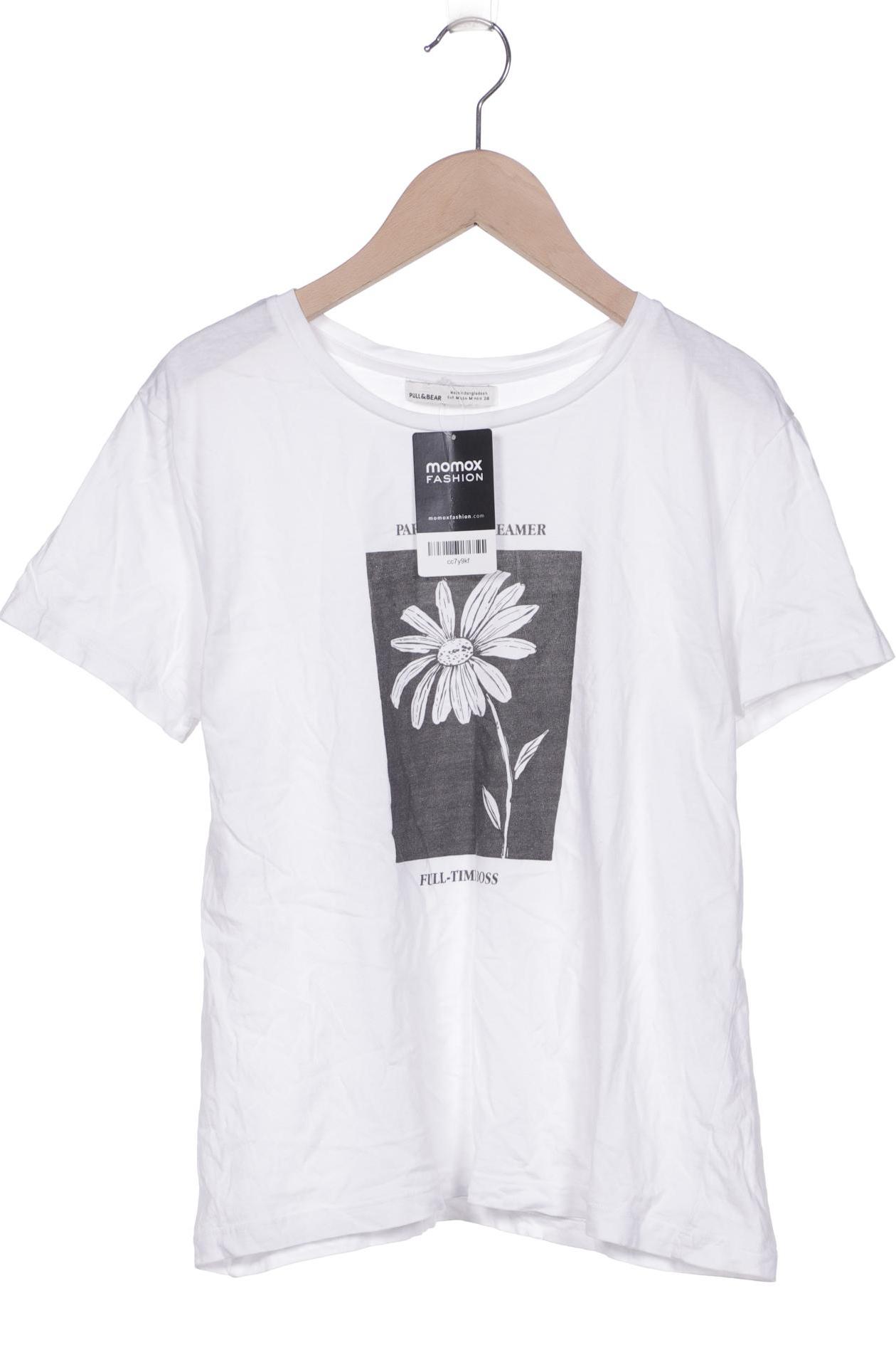 

Pull & Bear Damen T-Shirt, weiß