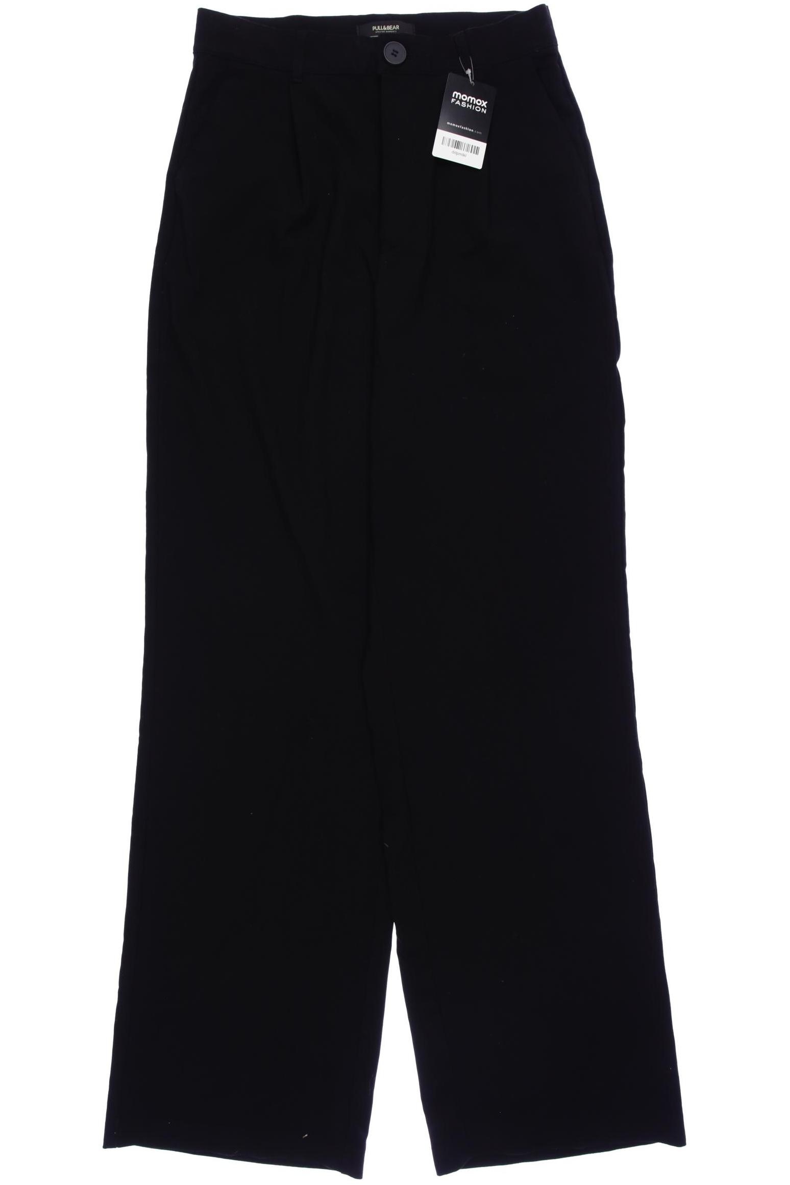 

Pull & Bear Damen Stoffhose, schwarz, Gr. 0