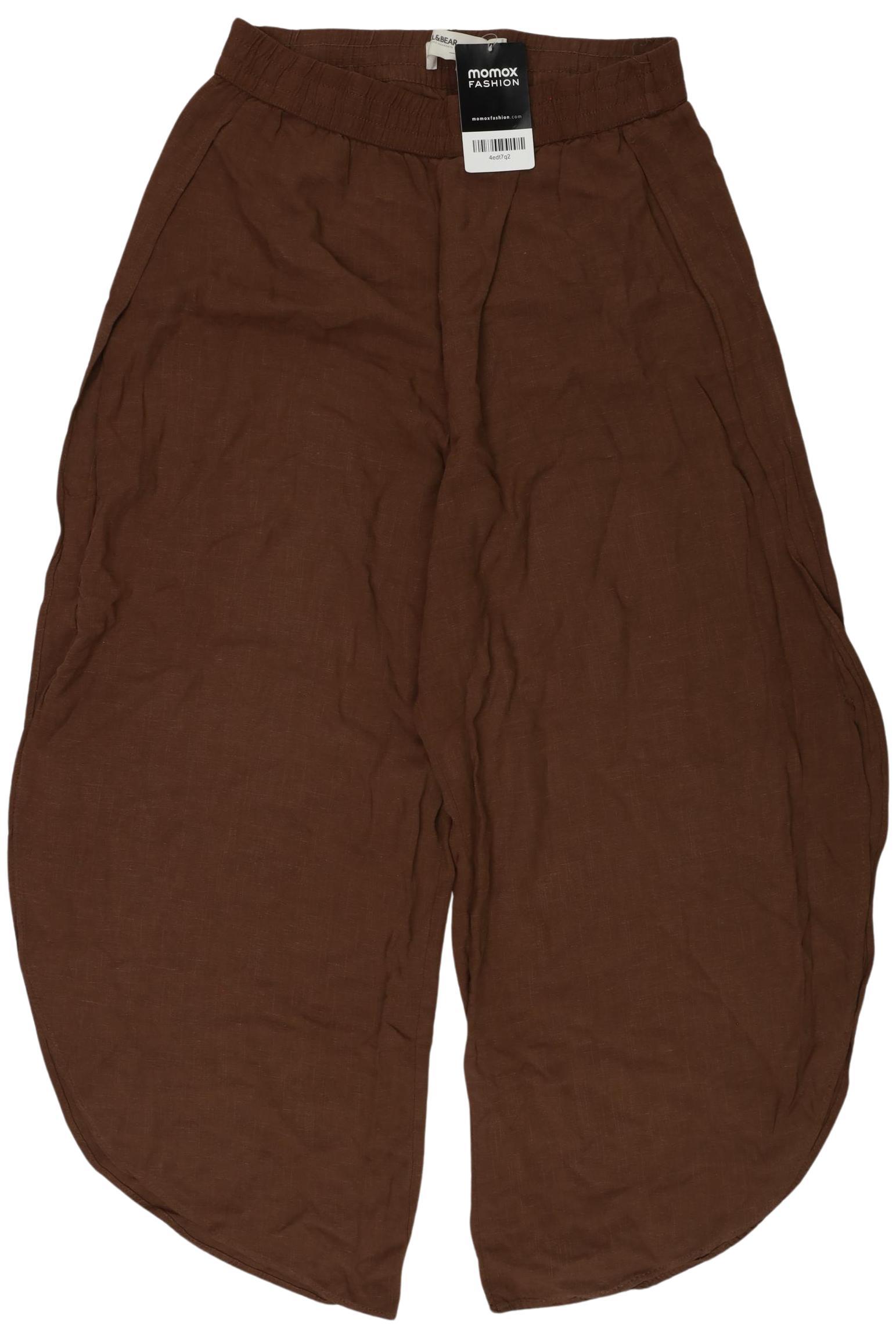 

Pull & Bear Damen Stoffhose, braun, Gr. 0