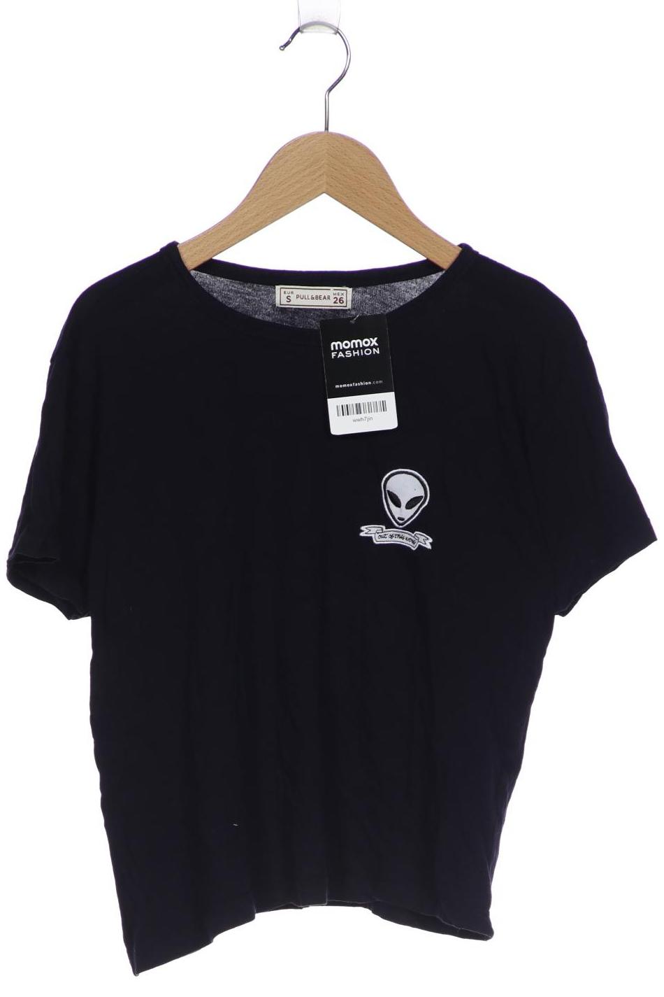 

Pull & Bear Damen T-Shirt, marineblau, Gr. 36