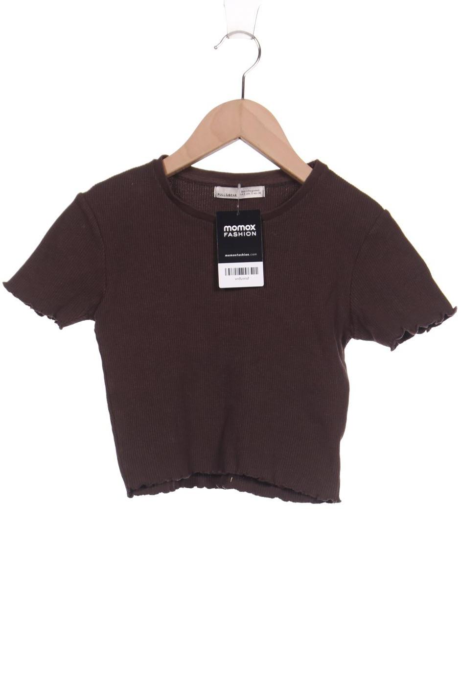 

Pull & Bear Damen T-Shirt, braun, Gr. 36
