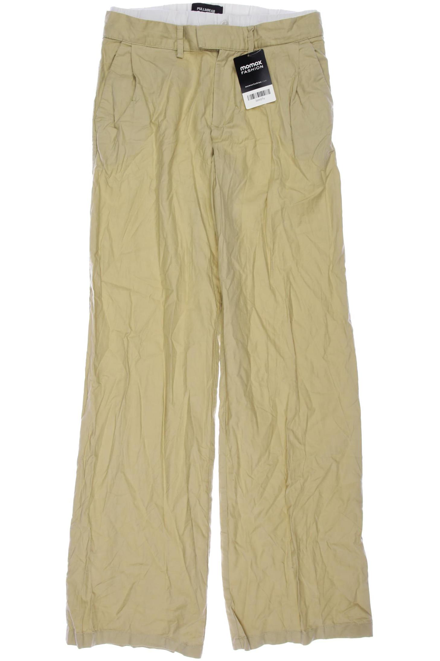 

Pull & Bear Damen Stoffhose, beige, Gr. 0