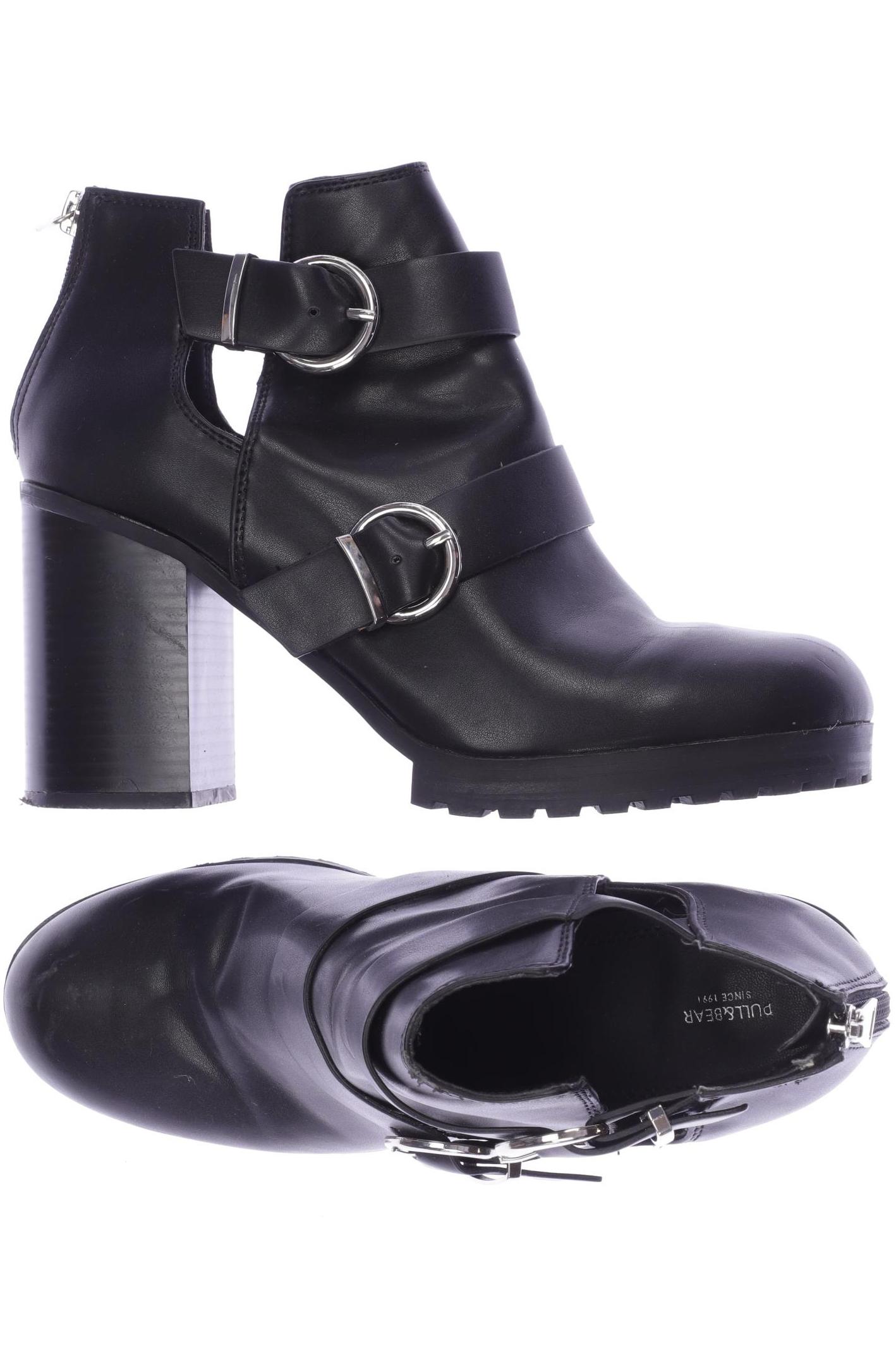 

Pull & Bear Damen Stiefelette, schwarz