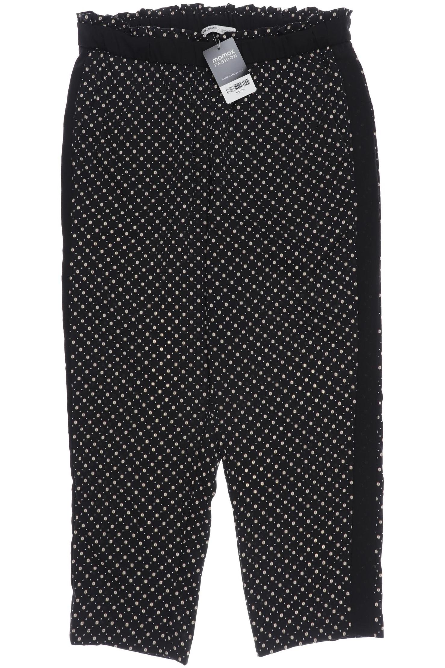 

Pull & Bear Damen Stoffhose, schwarz, Gr. 0