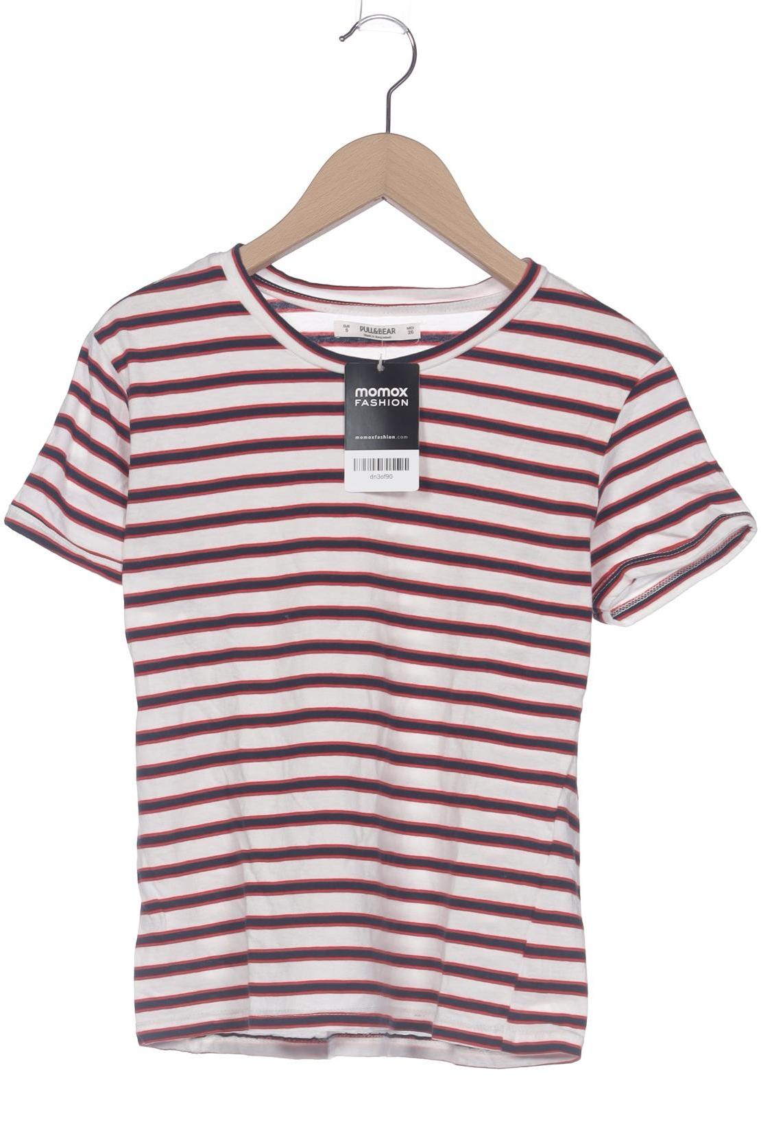 

Pull & Bear Damen T-Shirt, weiß, Gr. 36
