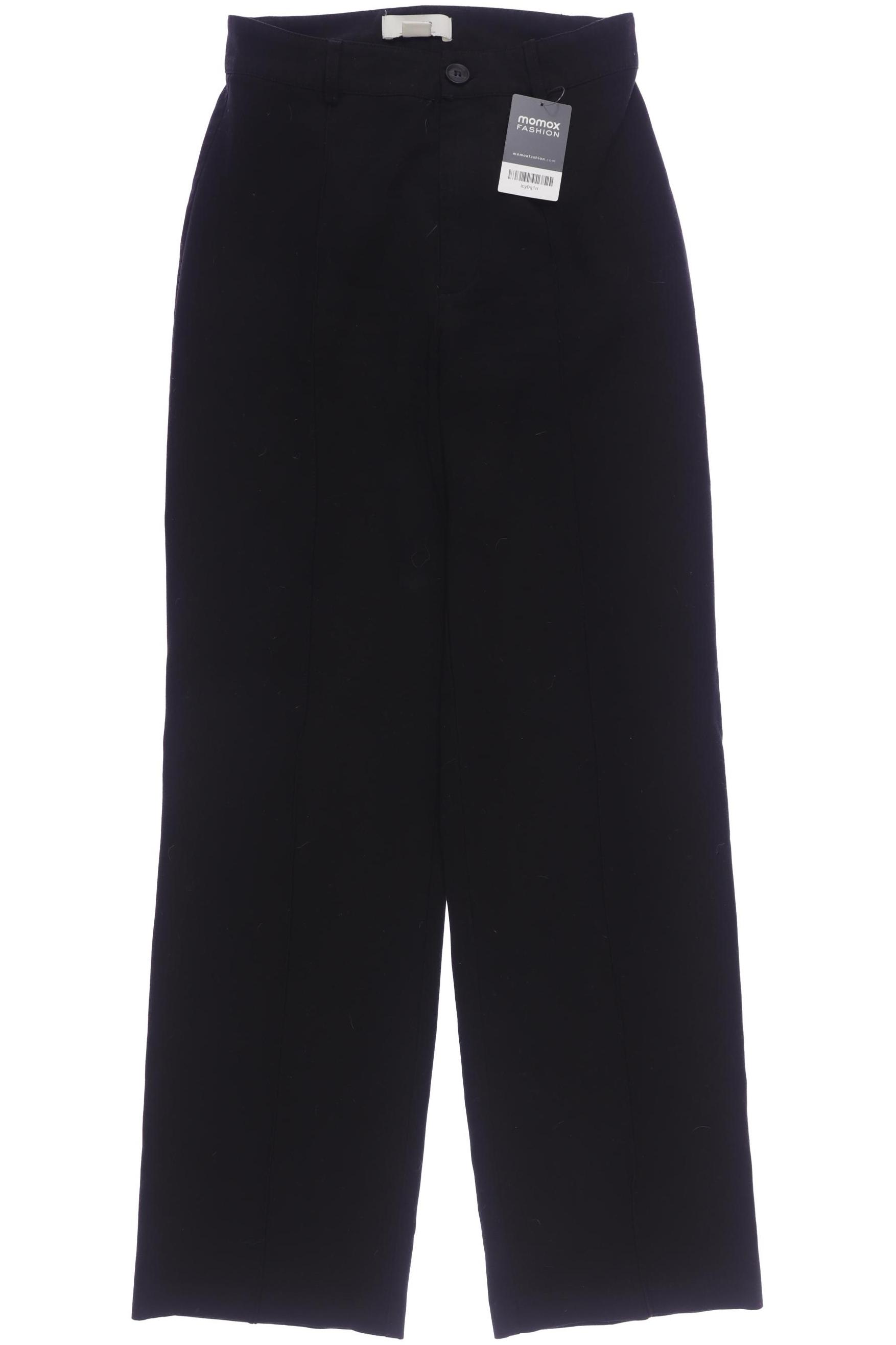 

Pull & Bear Damen Stoffhose, schwarz, Gr. 0