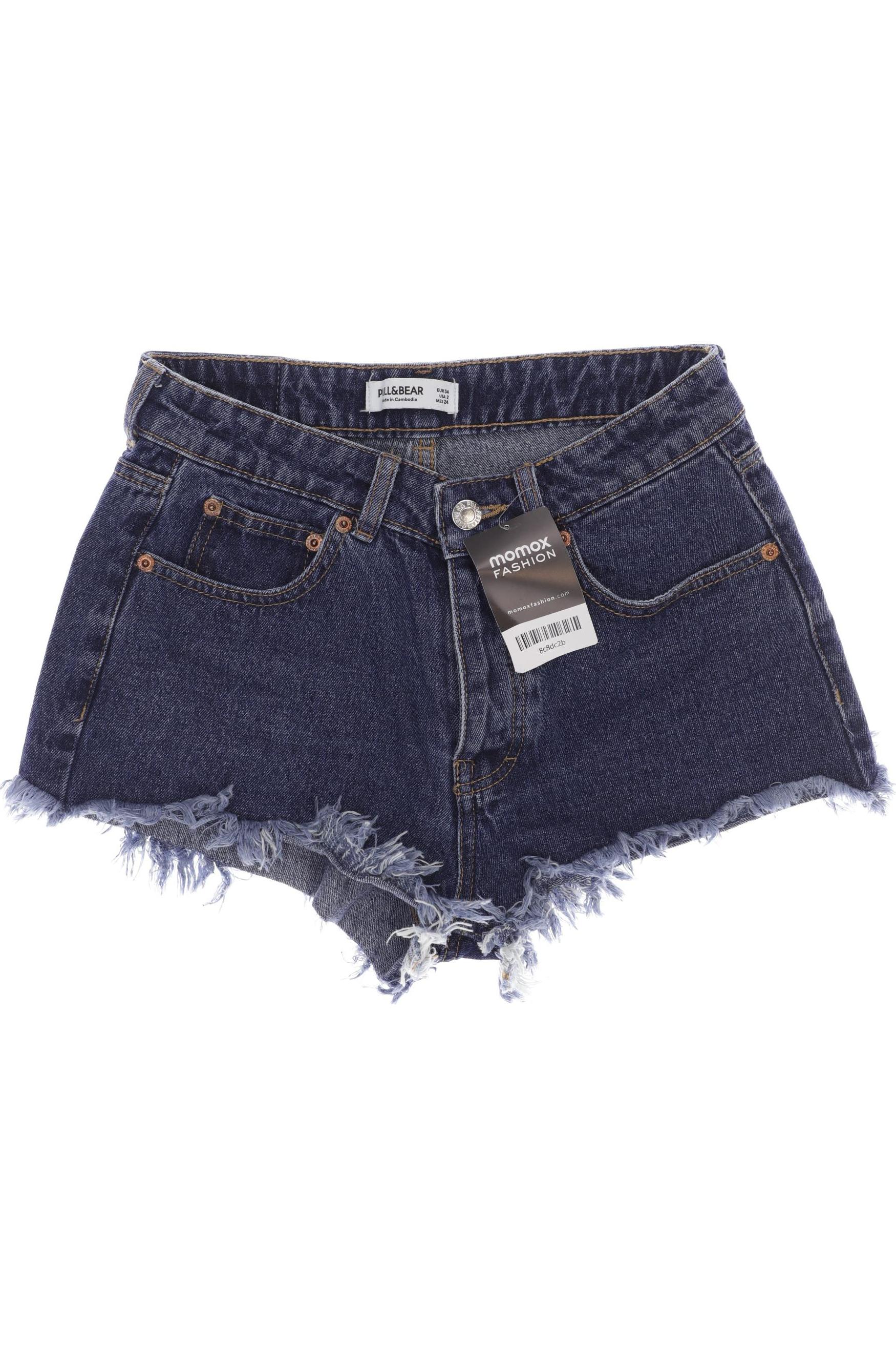 

Pull & Bear Damen Shorts, marineblau, Gr. 34