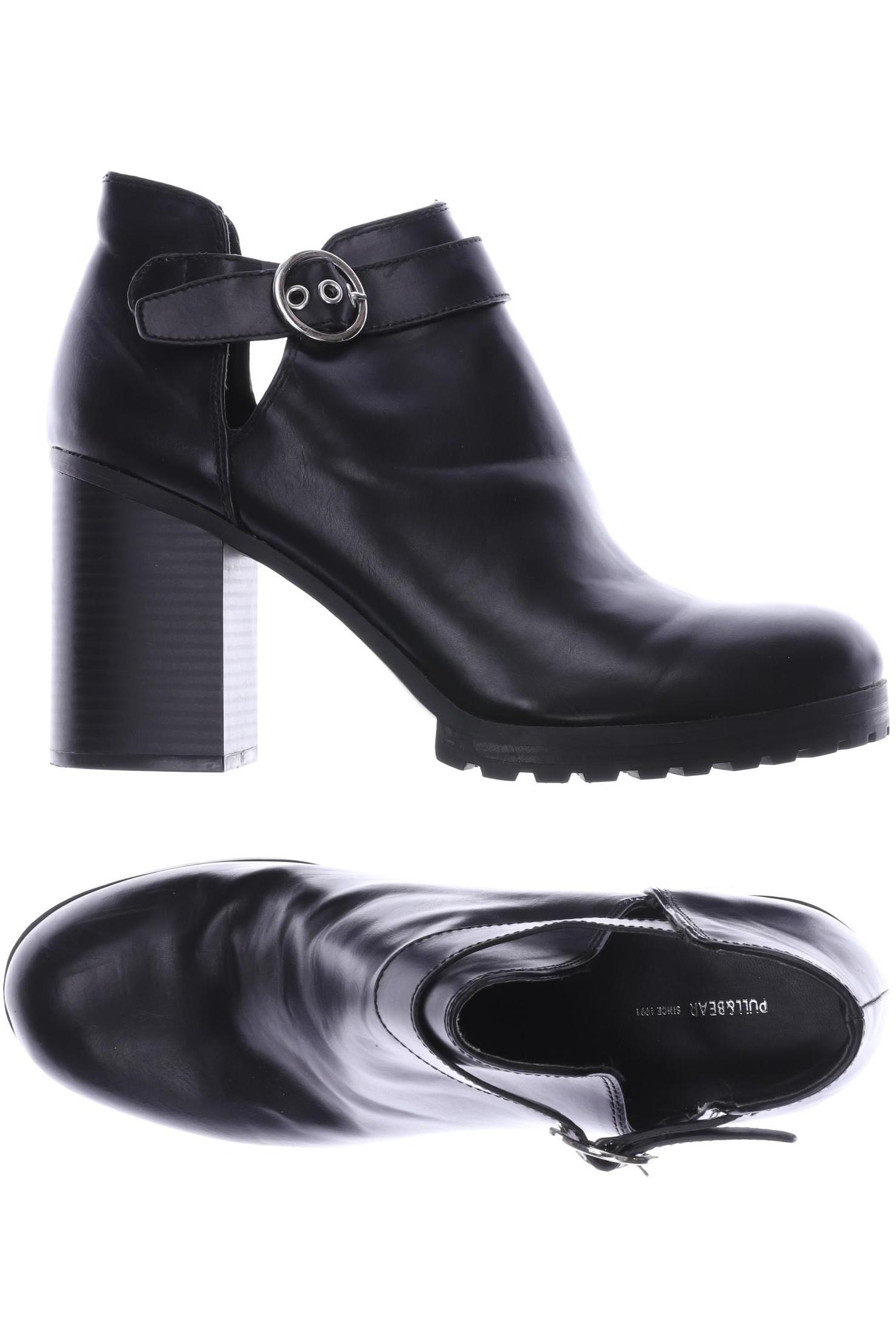 

Pull & Bear Damen Stiefelette, schwarz