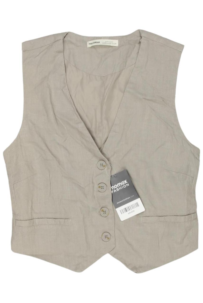 

Pull & Bear Damen Weste, beige, Gr. 34