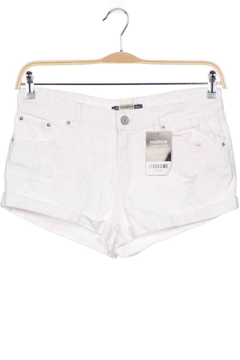 

Pull & Bear Damen Shorts, weiß