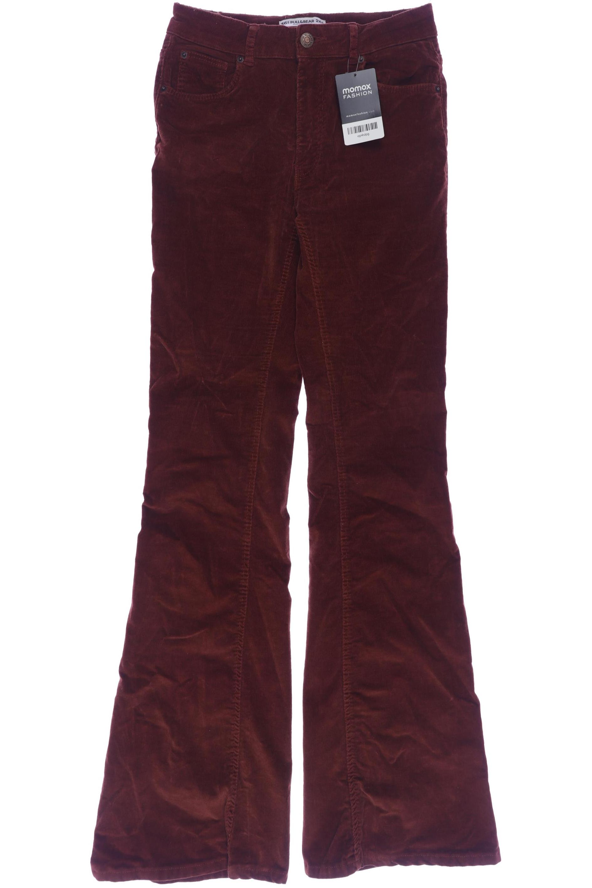 

Pull & Bear Damen Stoffhose, rot, Gr. 36