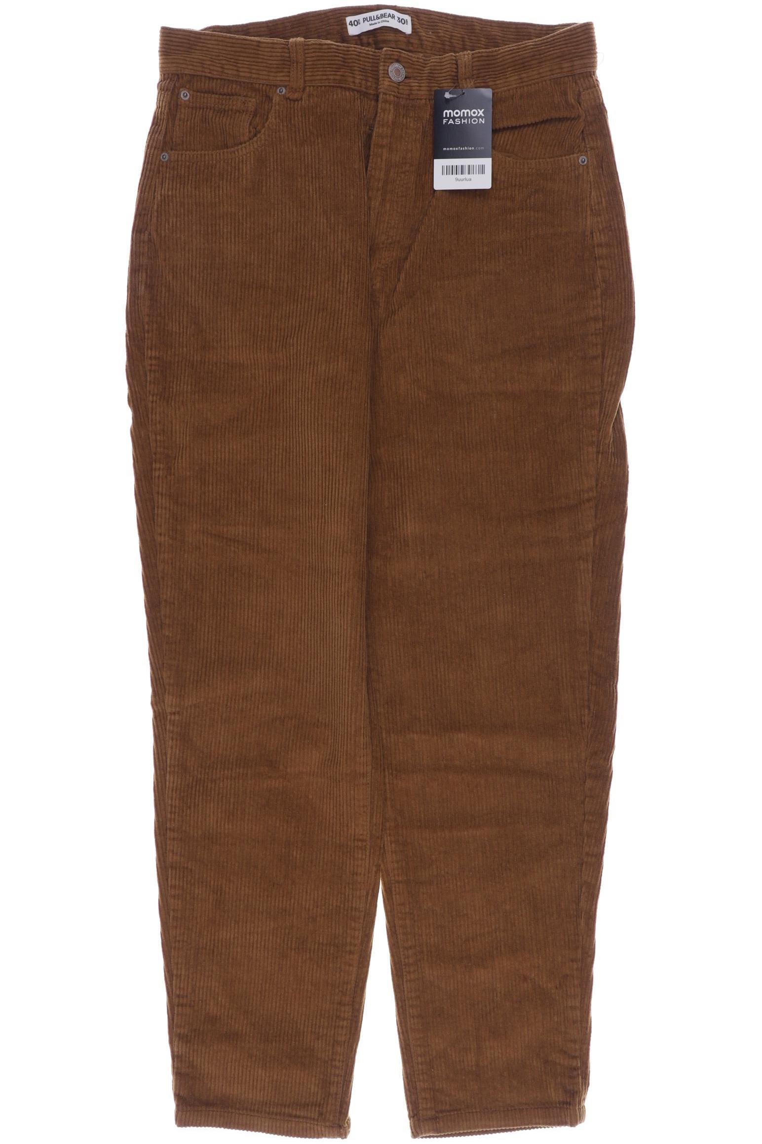 

Pull & Bear Damen Stoffhose, braun, Gr. 40