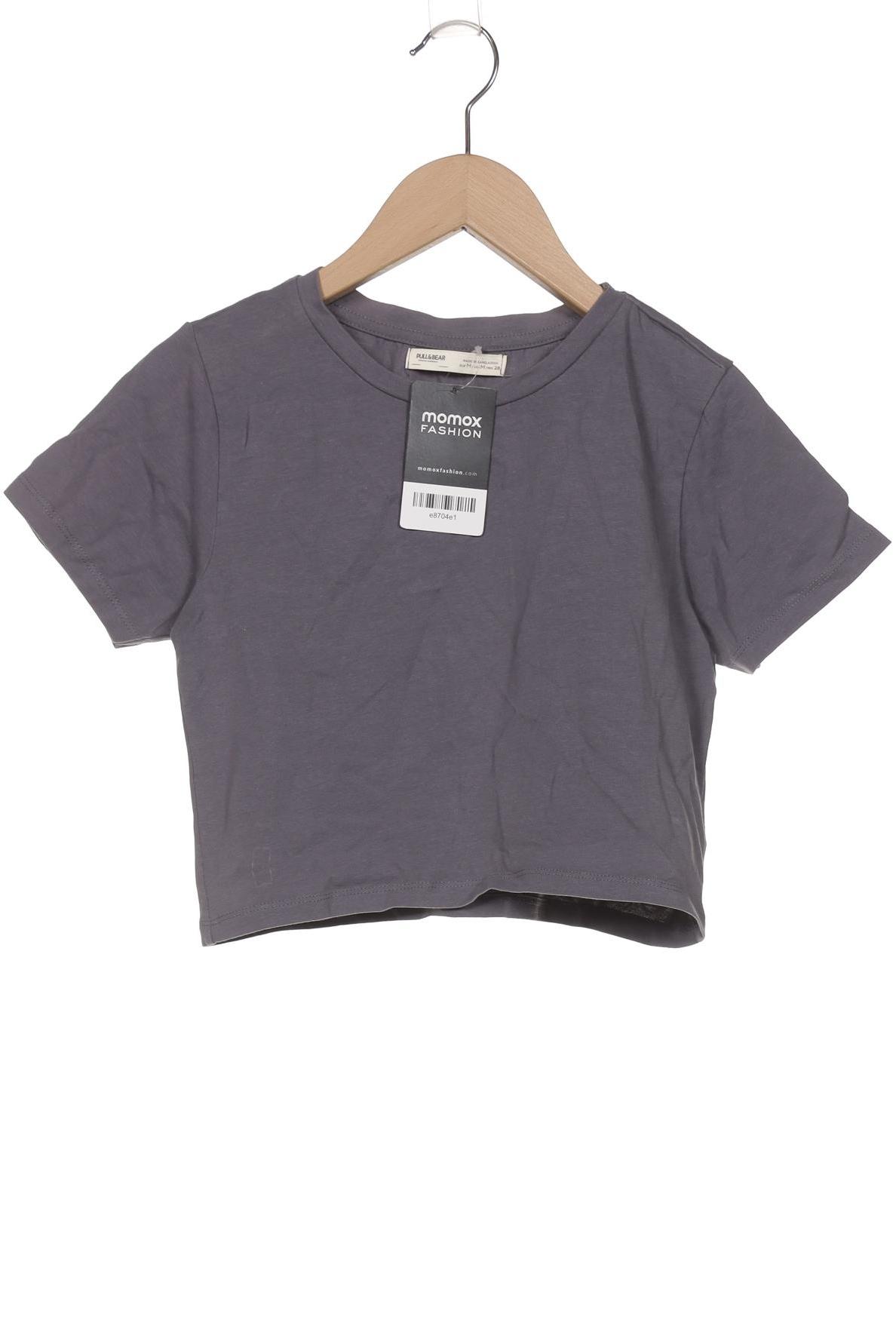 

Pull & Bear Damen T-Shirt, grau, Gr. 38