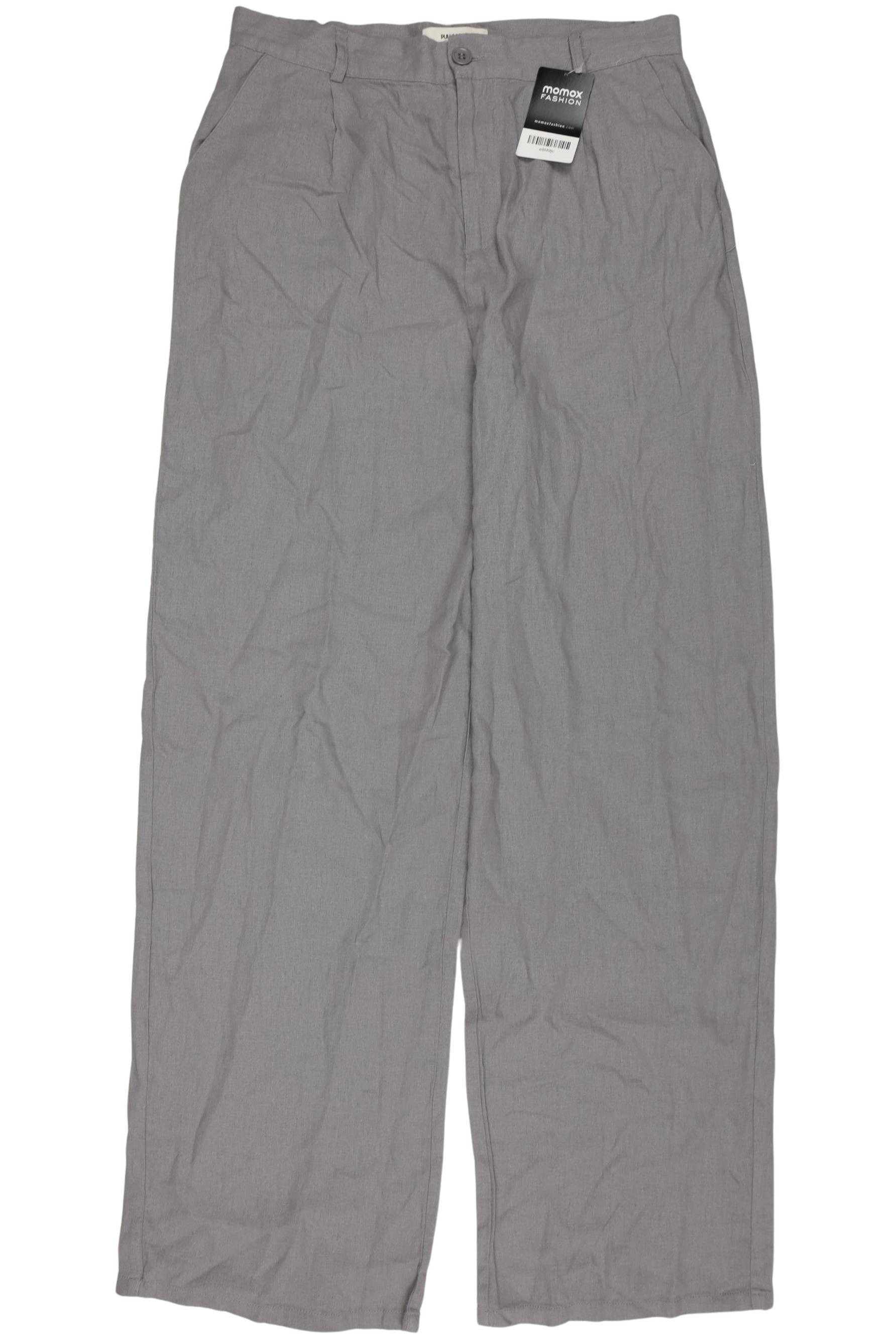 

Pull & Bear Damen Stoffhose, grau, Gr. 0