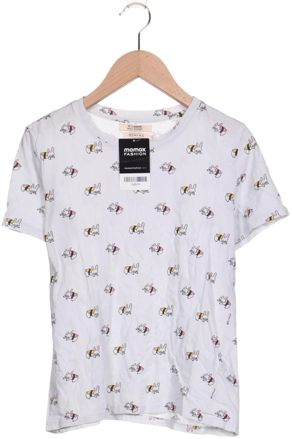 

Pull & Bear Damen T-Shirt, weiß, Gr. 36