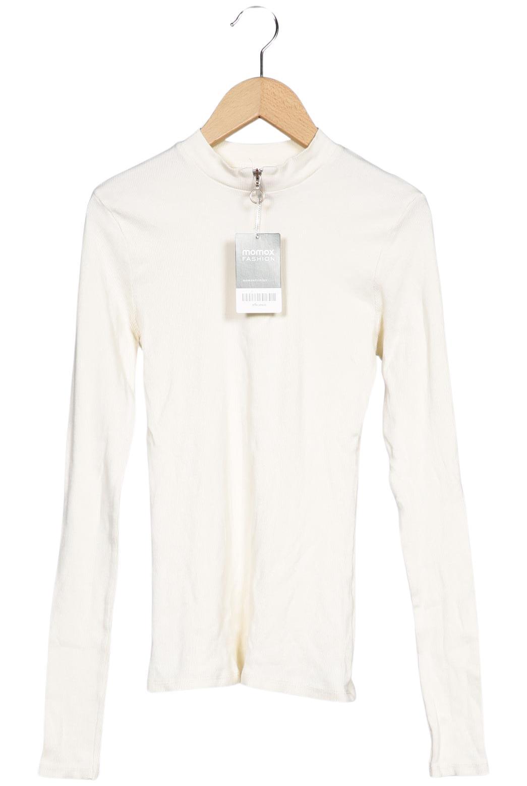 

Pull & Bear Damen Langarmshirt, cremeweiß, Gr. 42