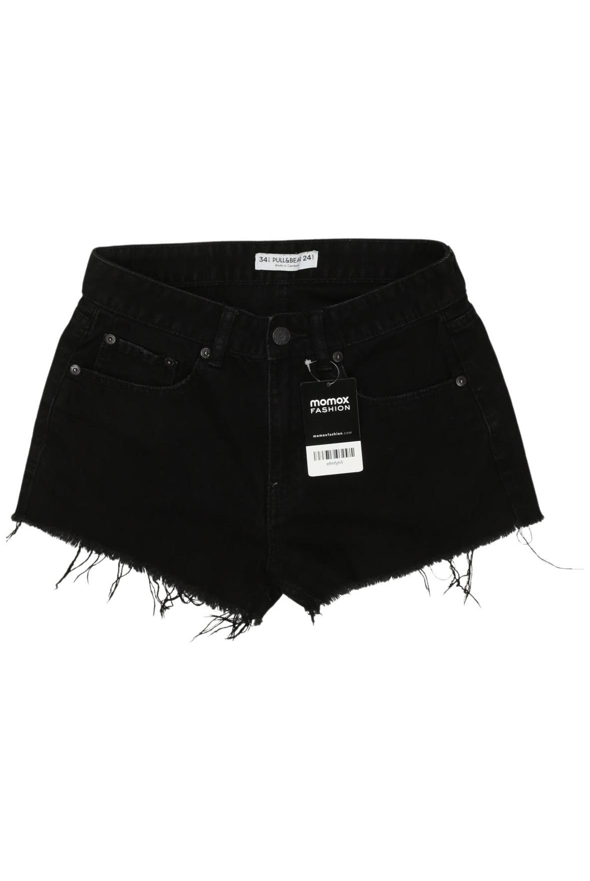 

Pull & Bear Damen Shorts, schwarz, Gr. 34