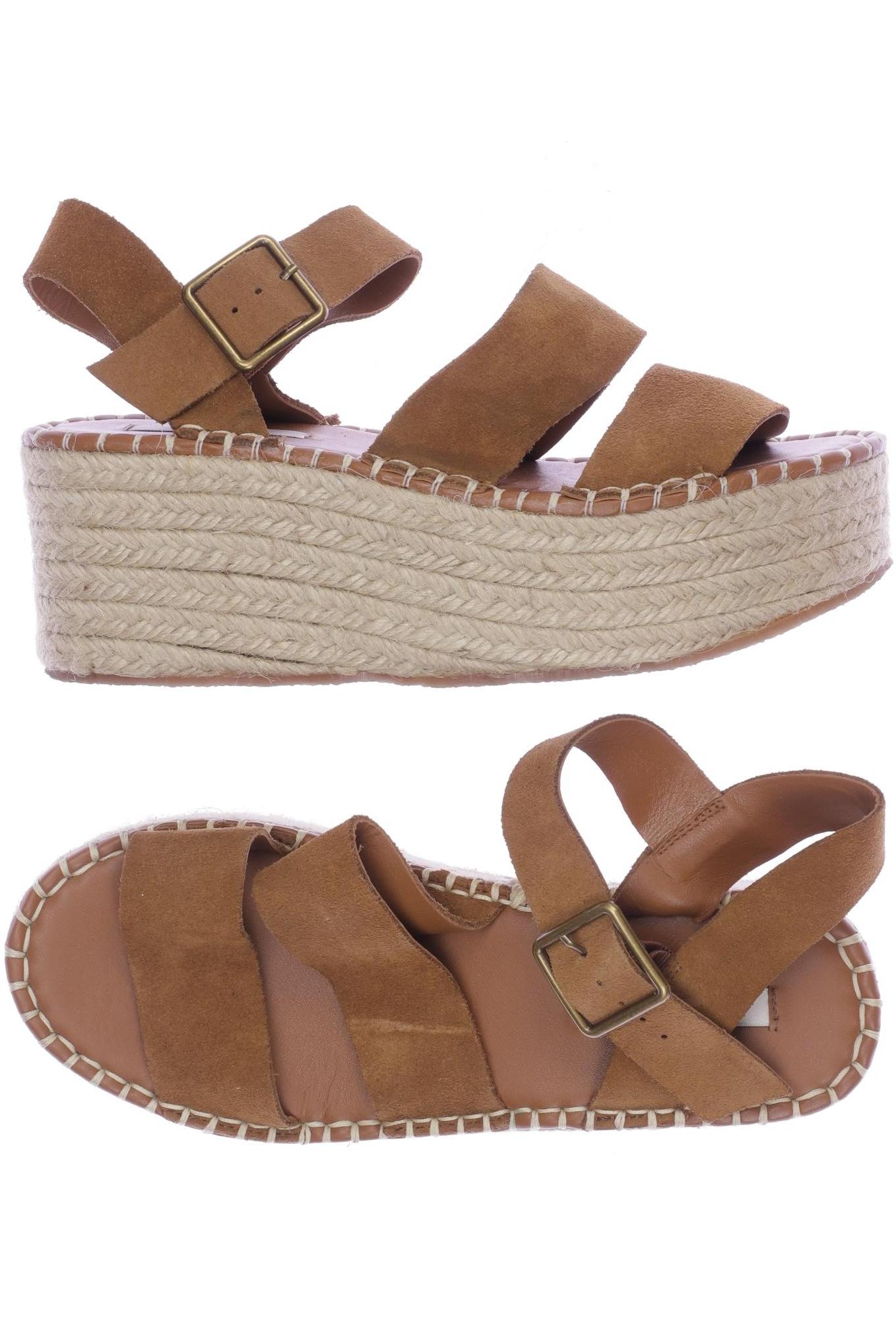 

Pull & Bear Damen Sandale, braun, Gr. 36
