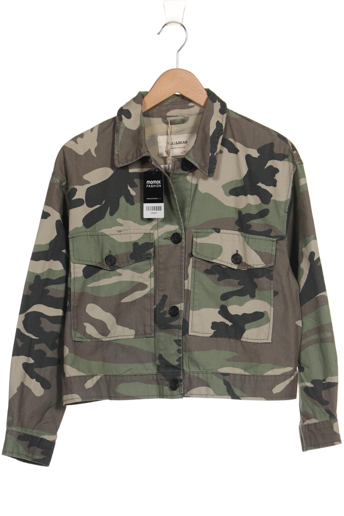 

Pull & Bear Damen Jacke, mehrfarbig, Gr. 38
