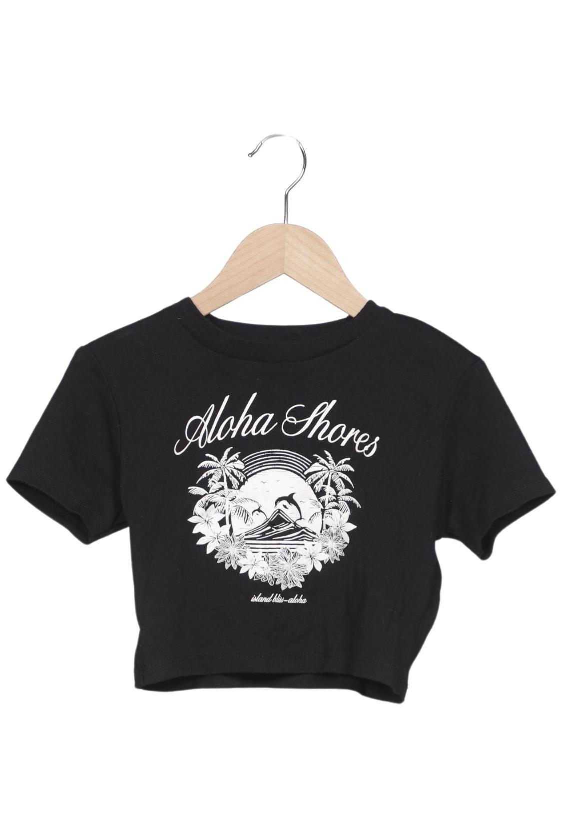 

Pull & Bear Damen T-Shirt, schwarz, Gr. 36